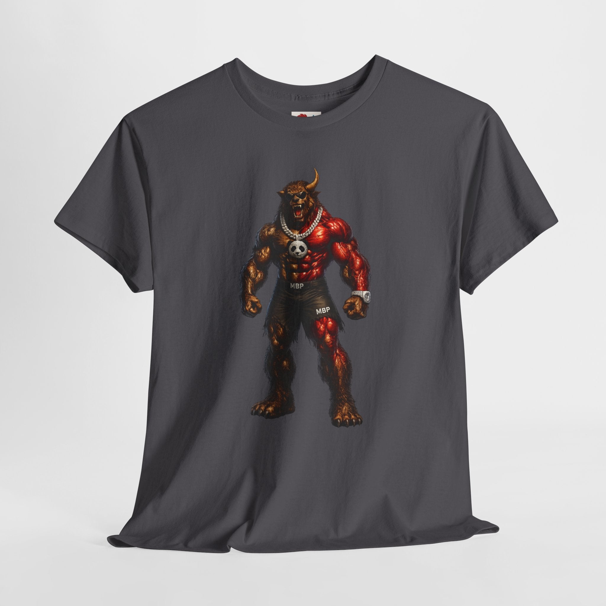 ManBearPig Graphic T‑Shirt — Half Man Half Bear Half Pig Funny Novelty Tee