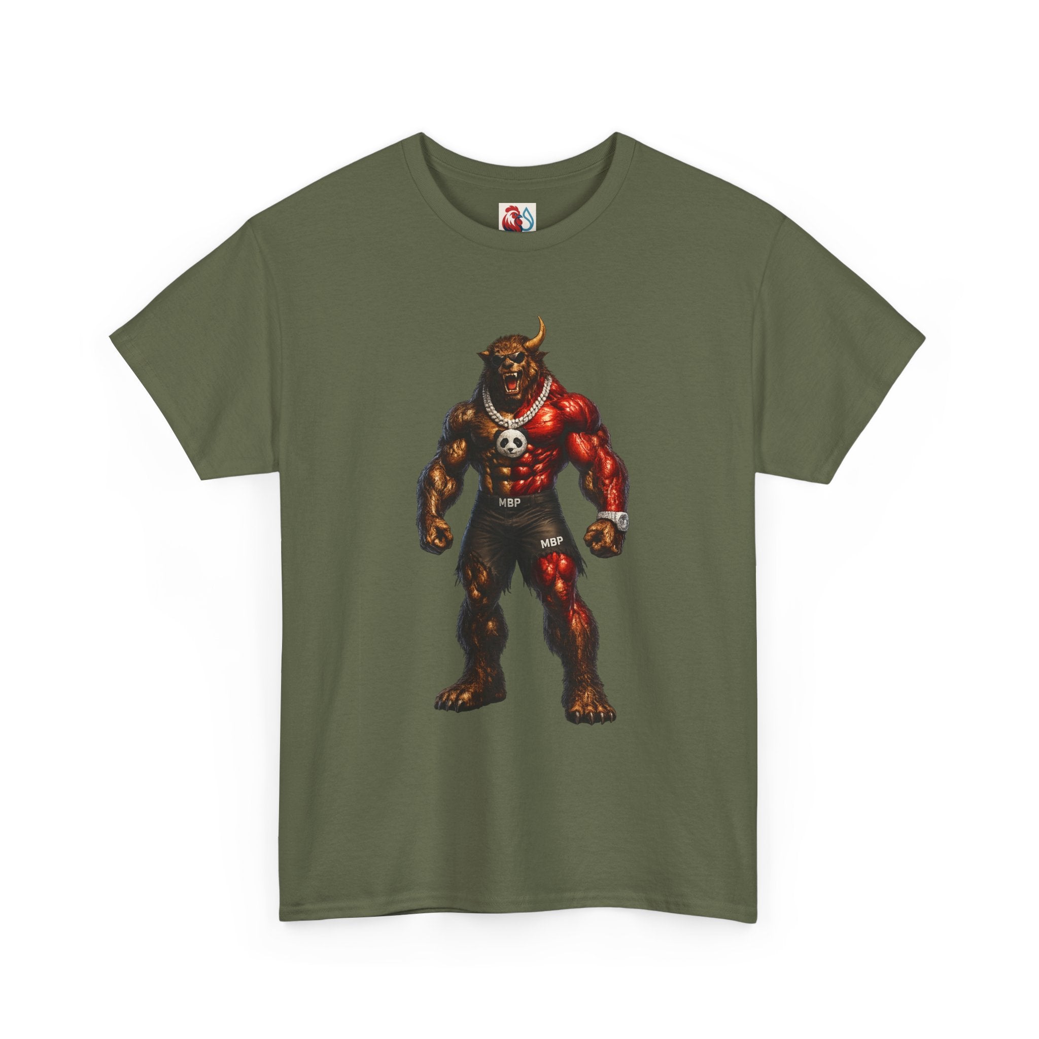 ManBearPig Graphic T‑Shirt — Half Man Half Bear Half Pig Funny Novelty Tee