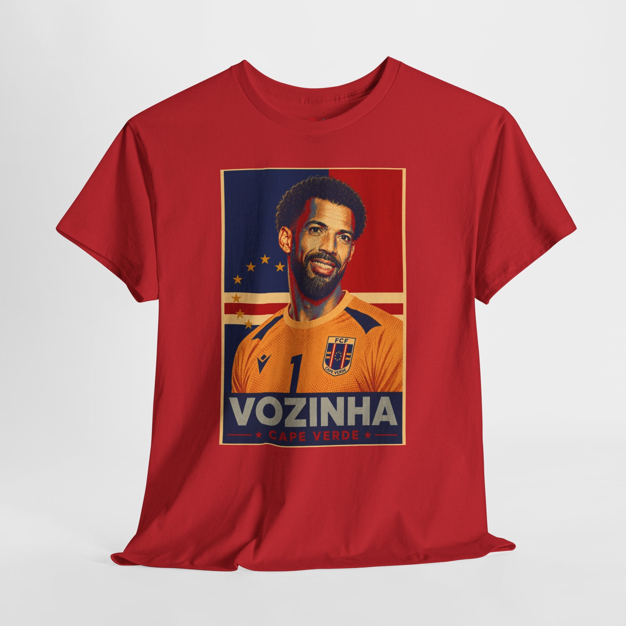 Vozinha Soccer Tee — Retro Player Poster Design