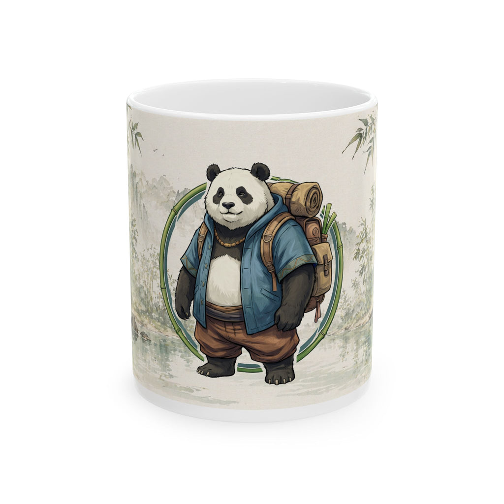 PandaSui Ceramic Mug (11oz, 15oz) — Cute Panda Design
