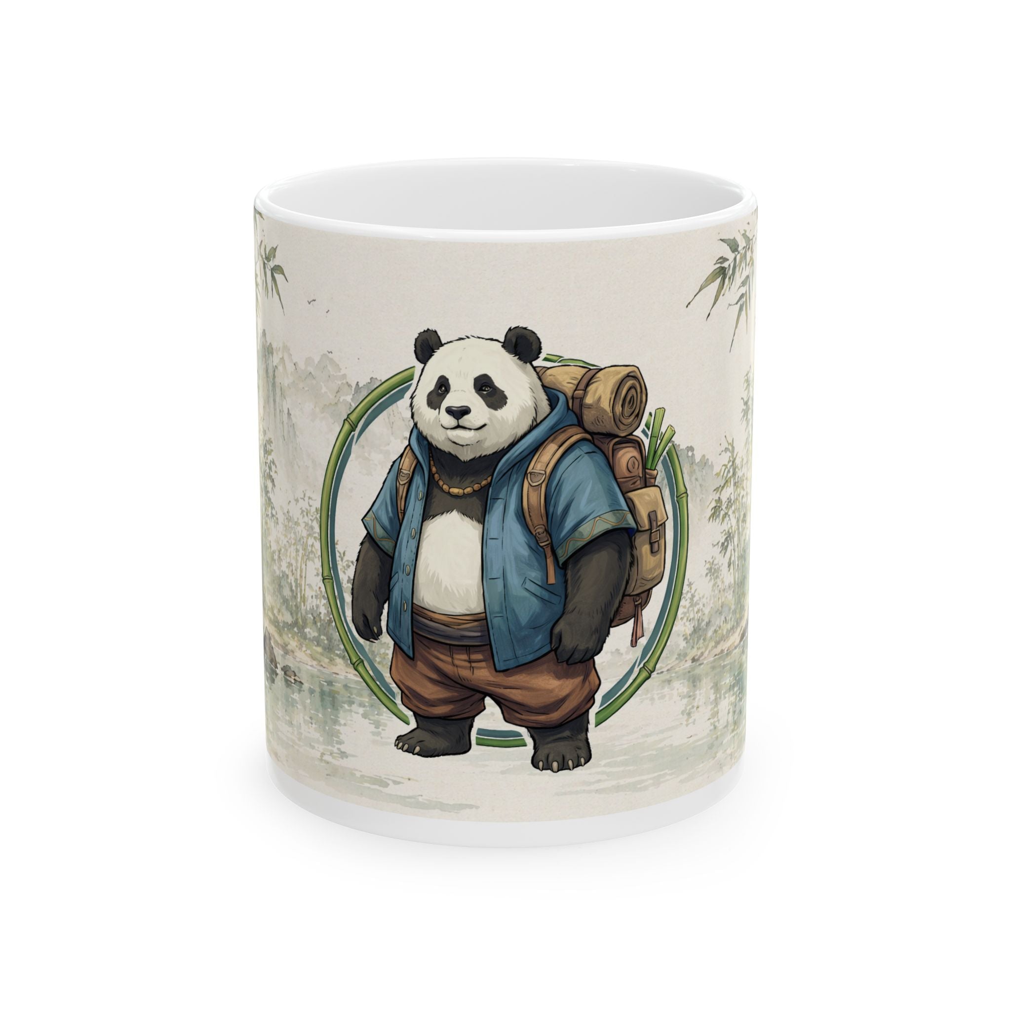 PandaSui Ceramic Mug (11oz, 15oz) — Cute Panda Design