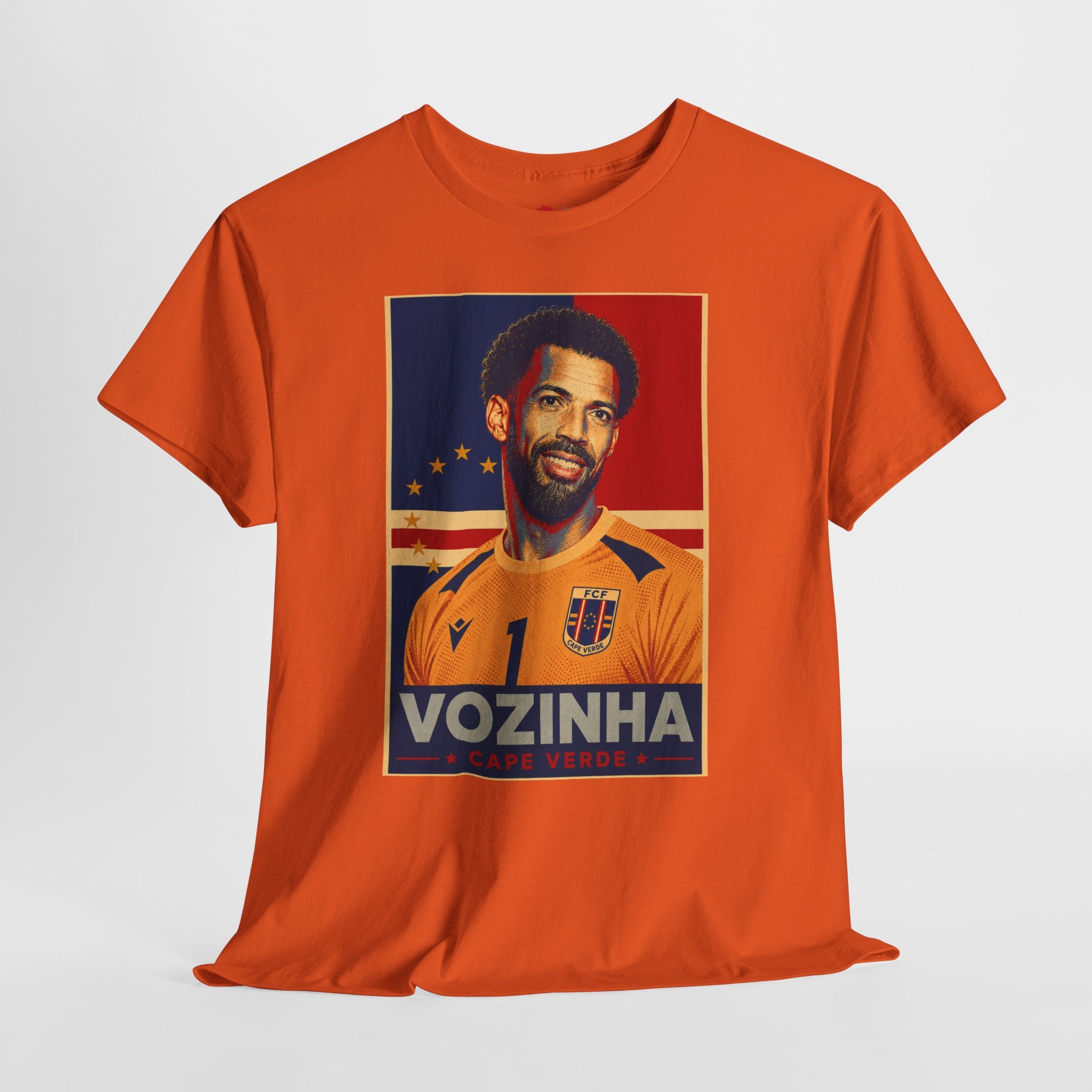 Vozinha Soccer Tee — Retro Player Poster Design