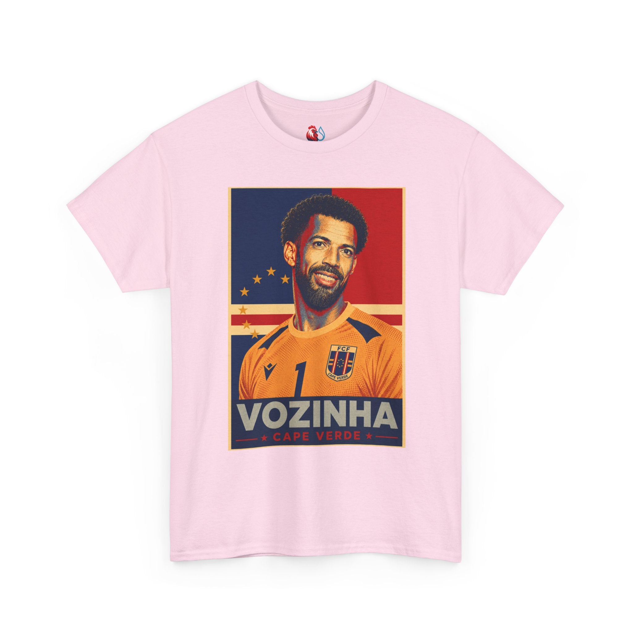 Vozinha Soccer Tee — Retro Player Poster Design