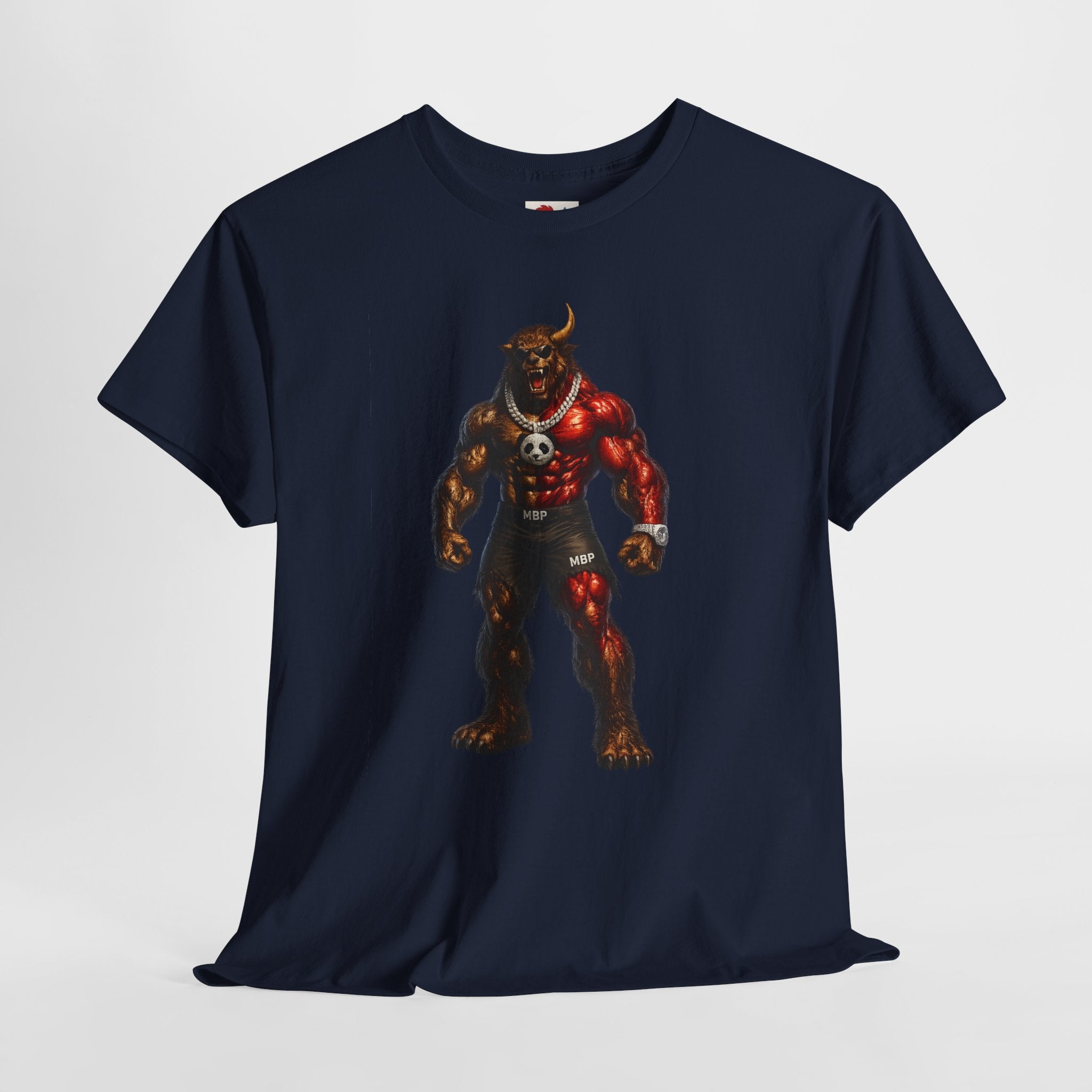 ManBearPig Graphic T‑Shirt — Half Man Half Bear Half Pig Funny Novelty Tee