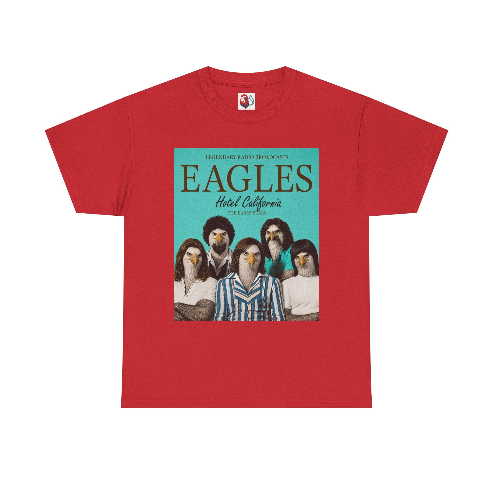 Hotel California Vintage Band Tee — EagleSui Retro Rock T-Shirt