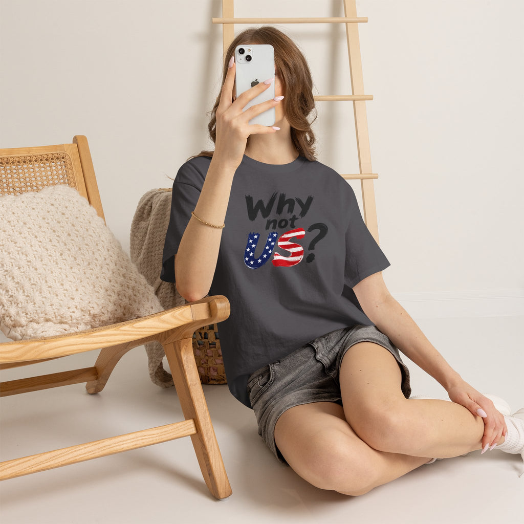 Why Not US? Patriotic Graphic Tee