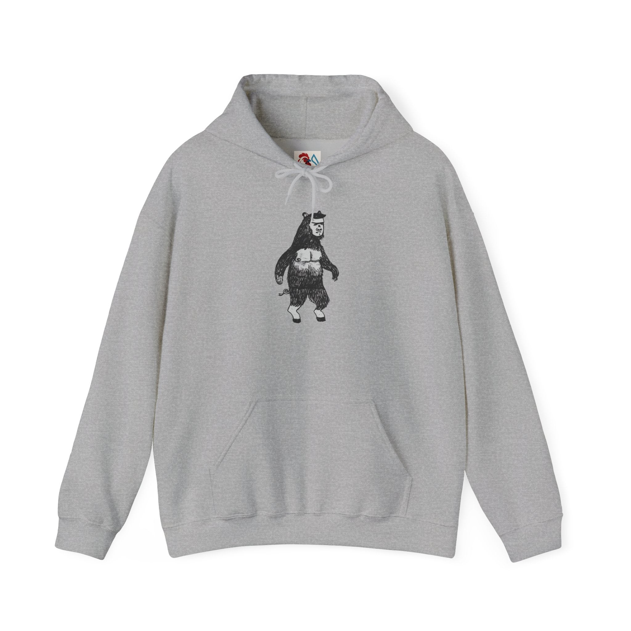ManBearPig Graphic Hoodie — Half Man Half Bear Half Pig Funny Novelty Pullover