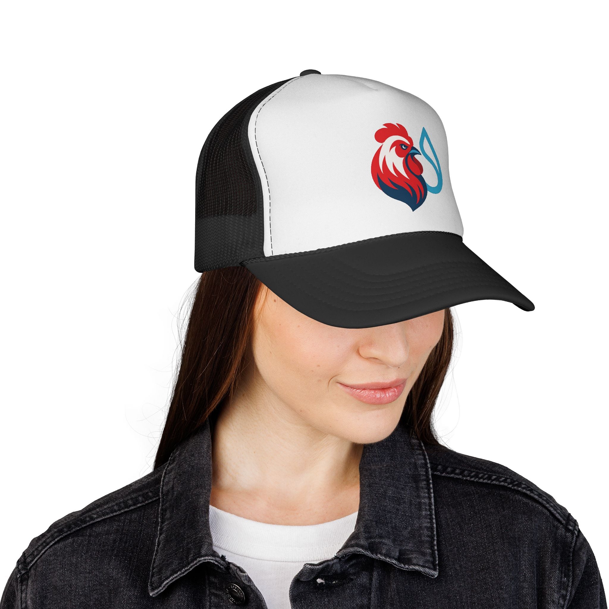 ChickenSui Trucker Cap — Retro Chicken Logo Trucker Hat