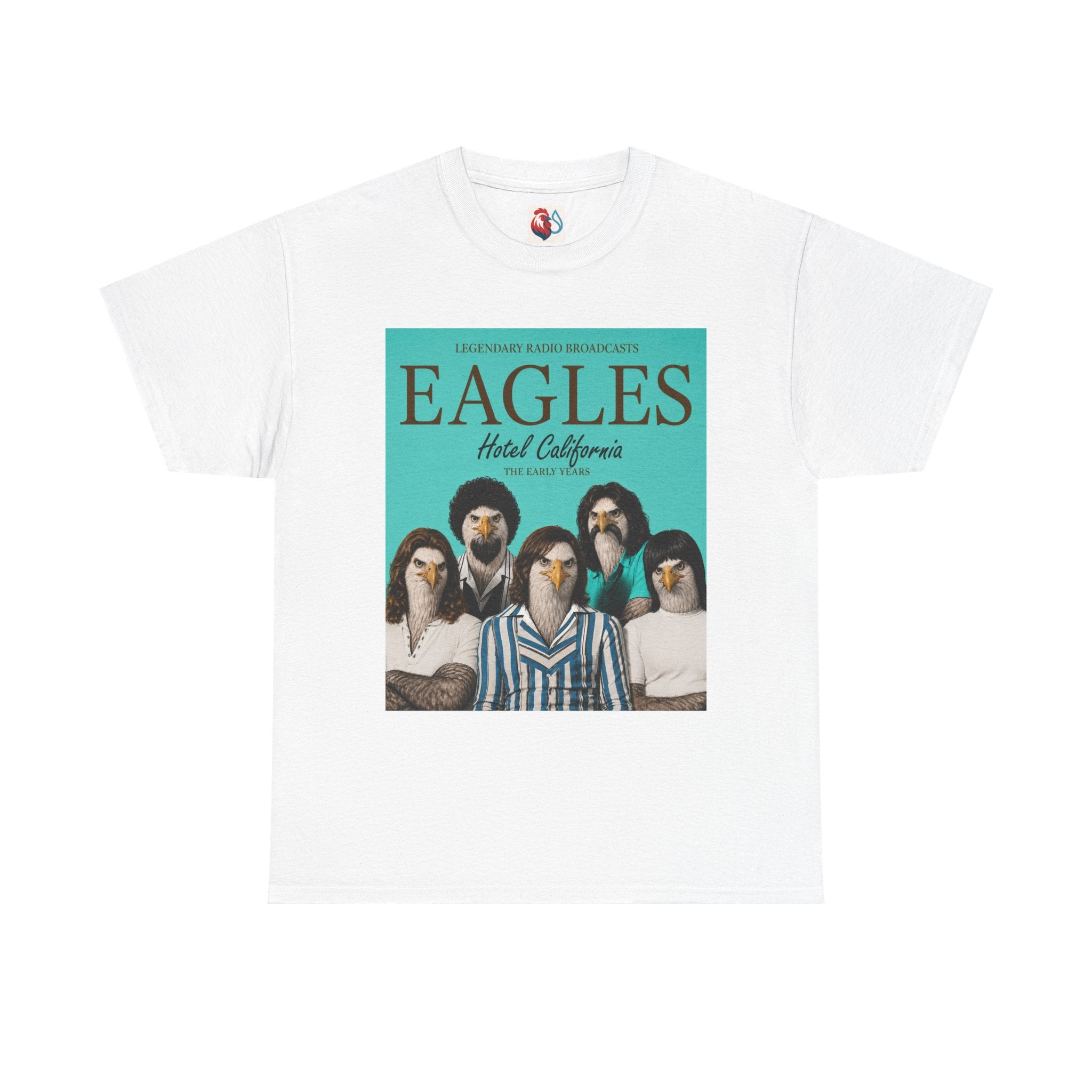 Hotel California Vintage Band Tee — EagleSui Retro Rock T-Shirt