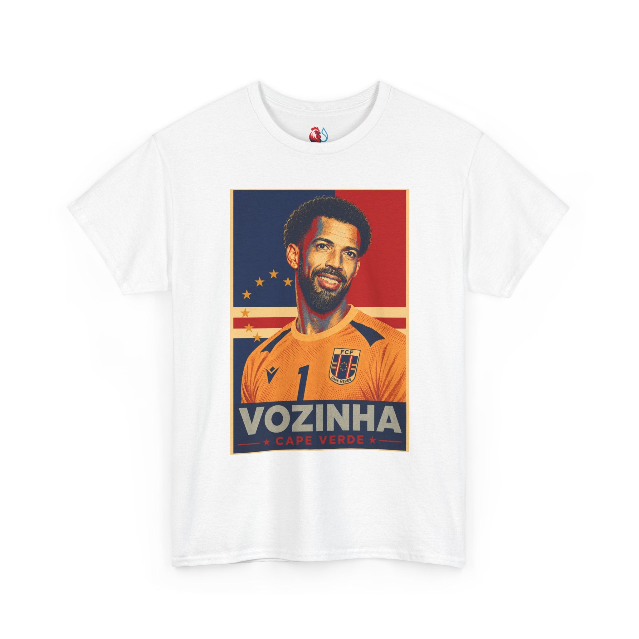 Vozinha Soccer Tee — Retro Player Poster Design