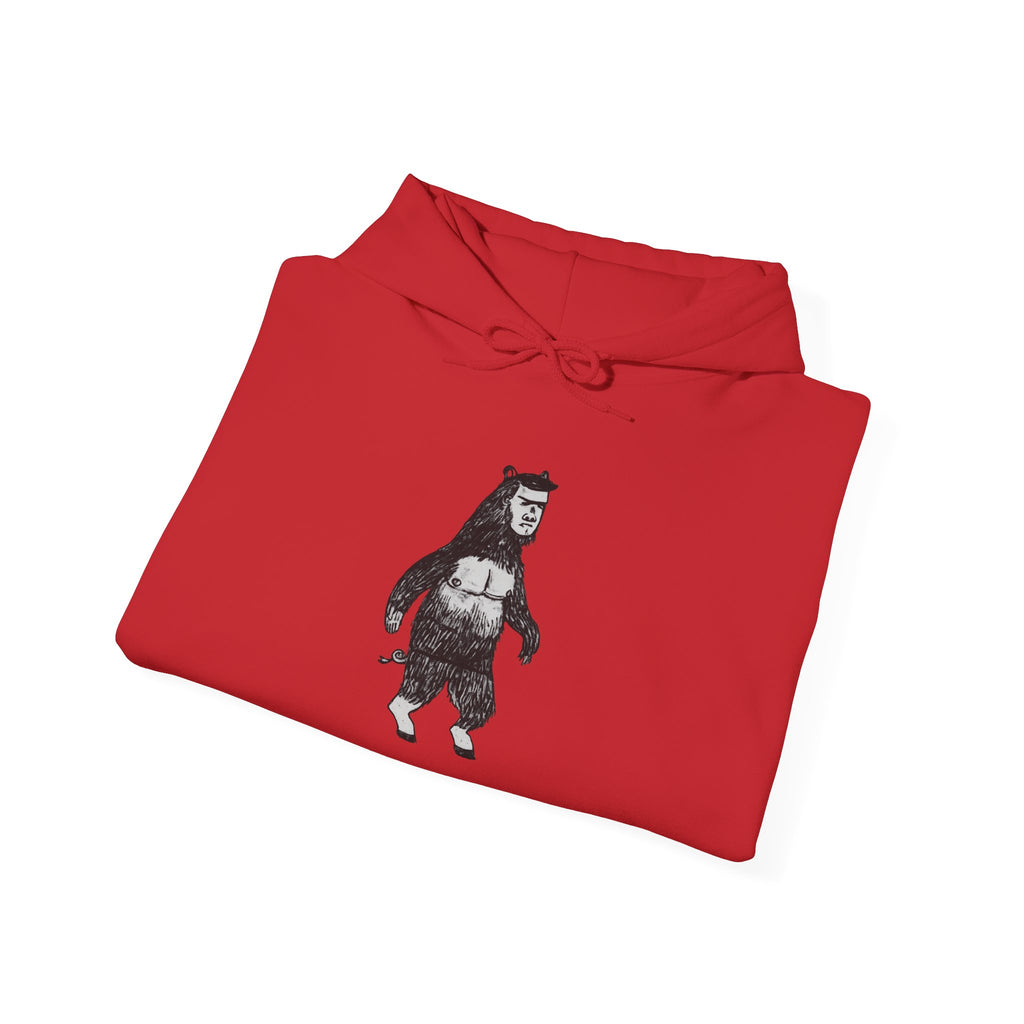 ManBearPig Graphic Hoodie — Half Man Half Bear Half Pig Funny Novelty Pullover