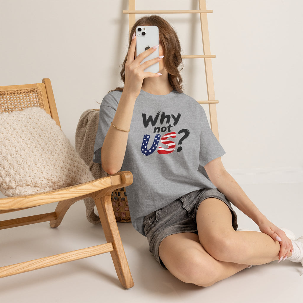 Why Not US? Patriotic Graphic Tee