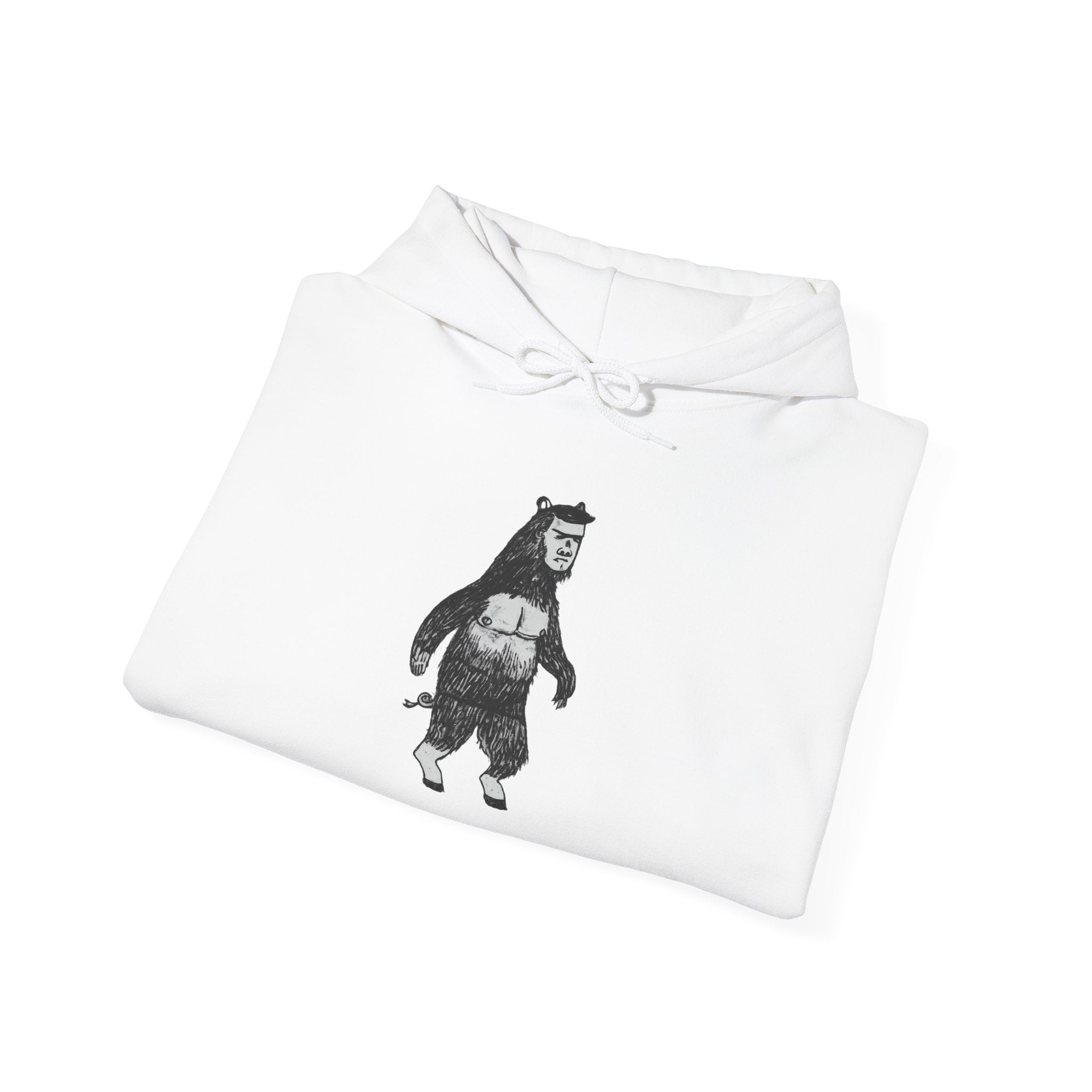 ManBearPig Graphic Hoodie — Half Man Half Bear Half Pig Funny Novelty Pullover