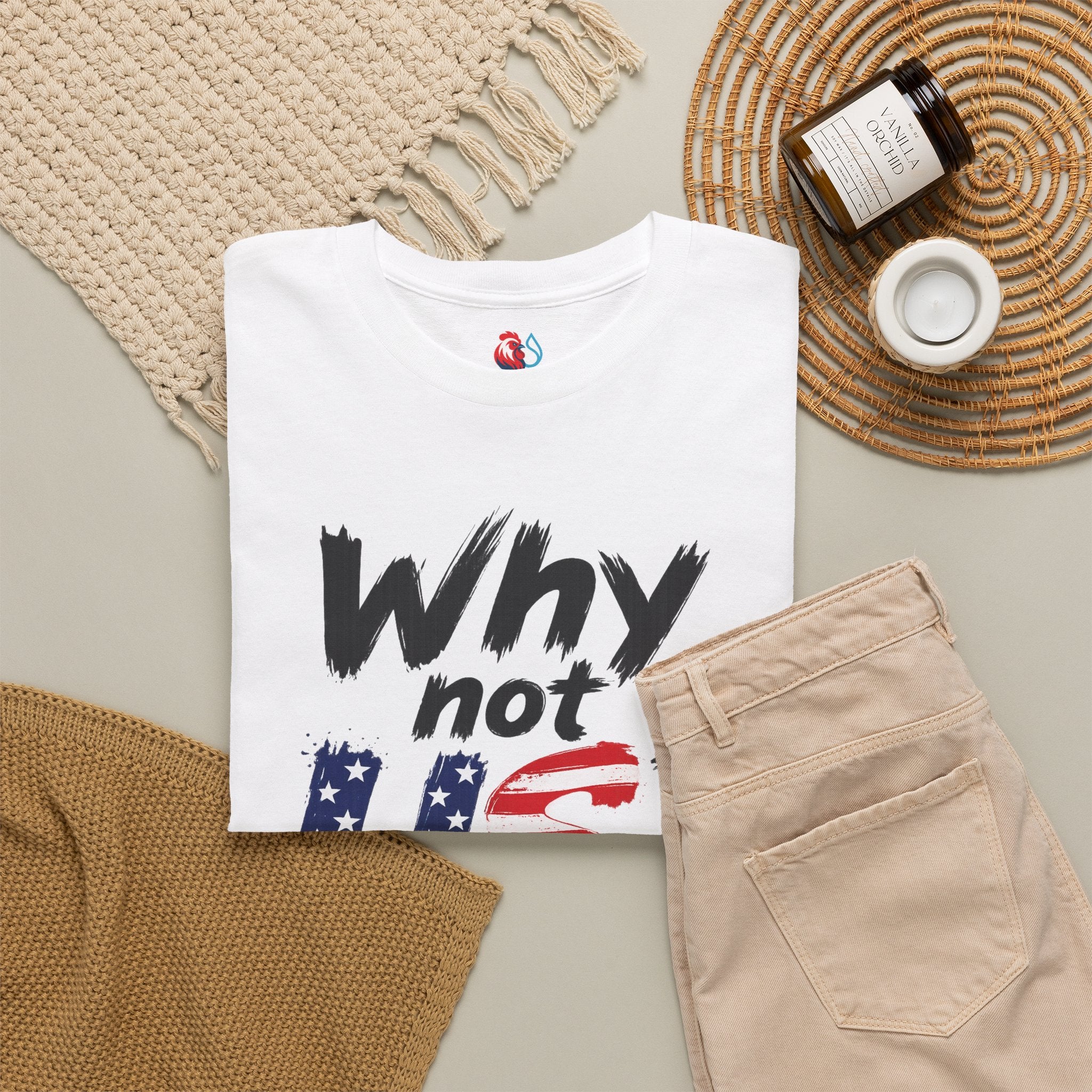 Why Not US? Patriotic Graphic Tee