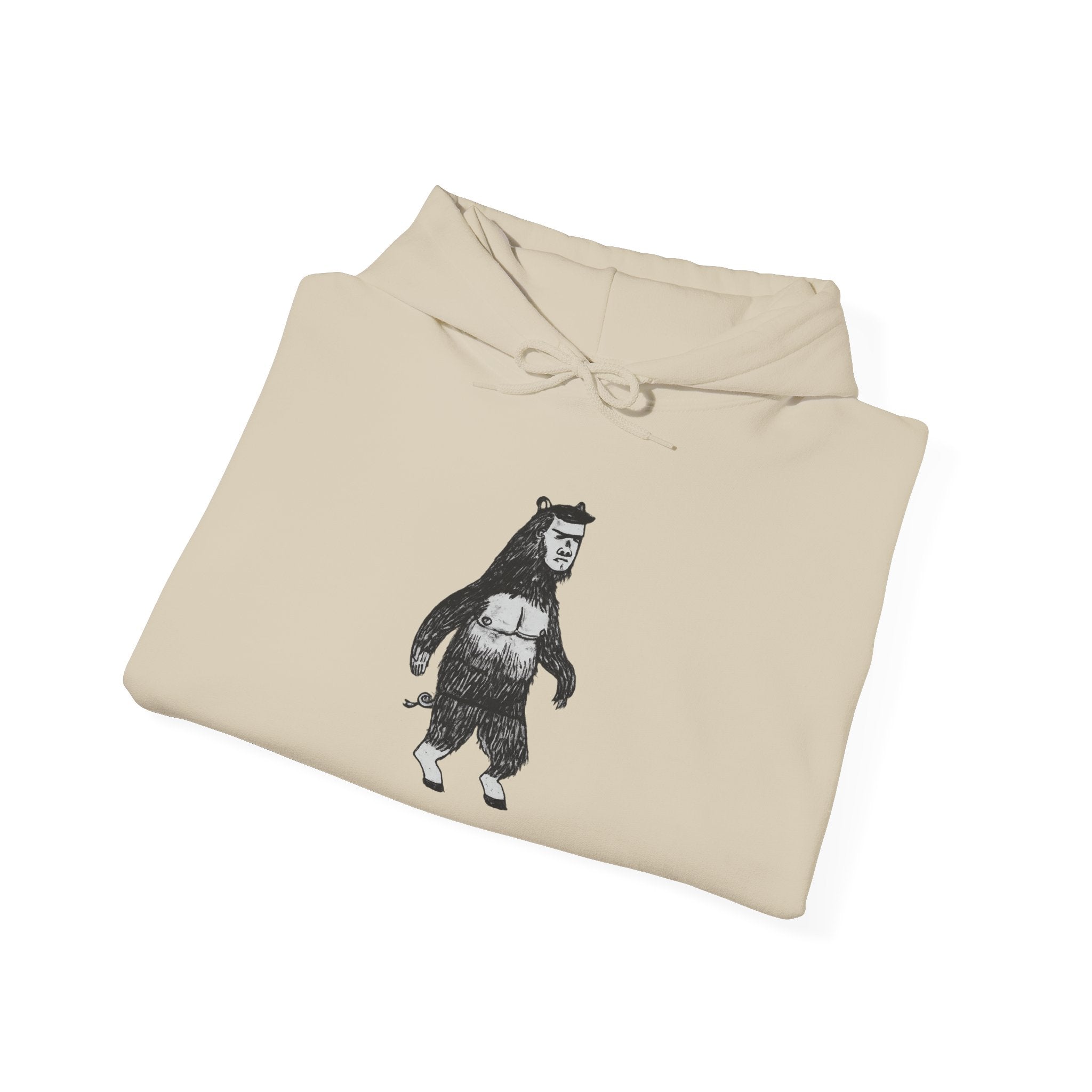 ManBearPig Graphic Hoodie — Half Man Half Bear Half Pig Funny Novelty Pullover