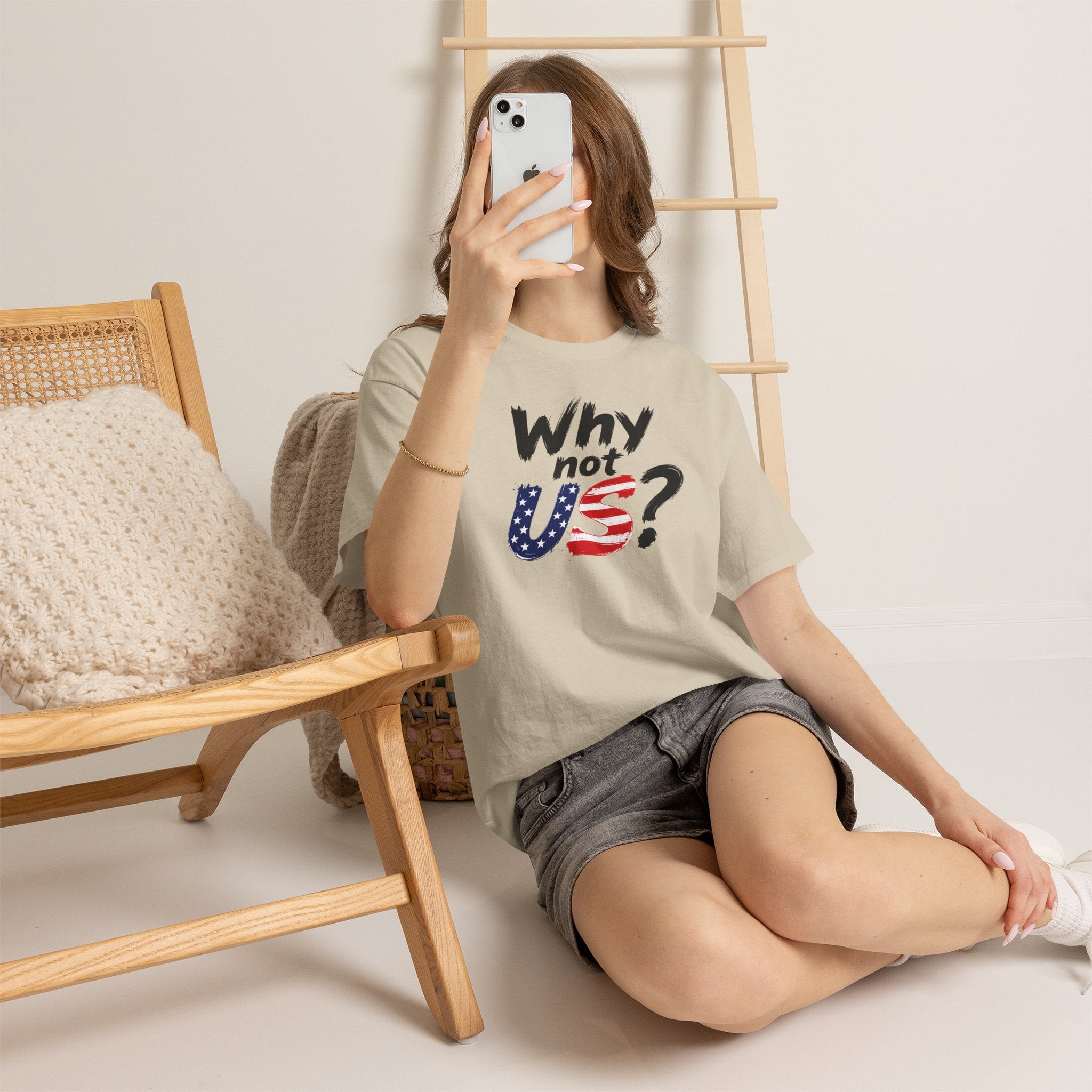 Why Not US? Patriotic Graphic Tee