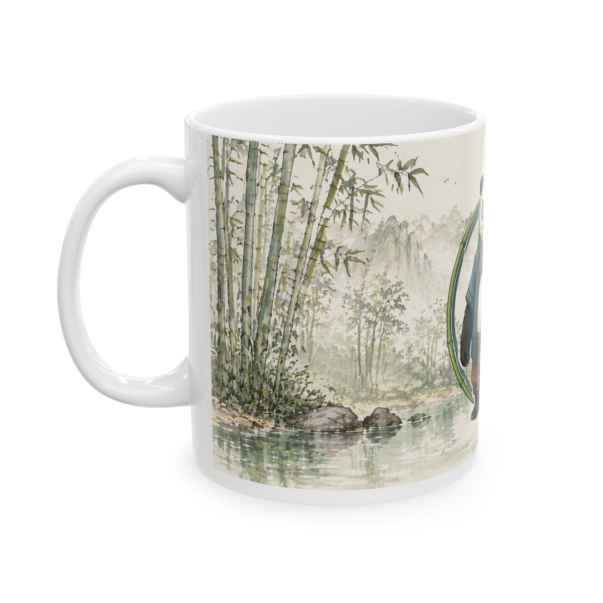 PandaSui Ceramic Mug (11oz, 15oz) — Cute Panda Design