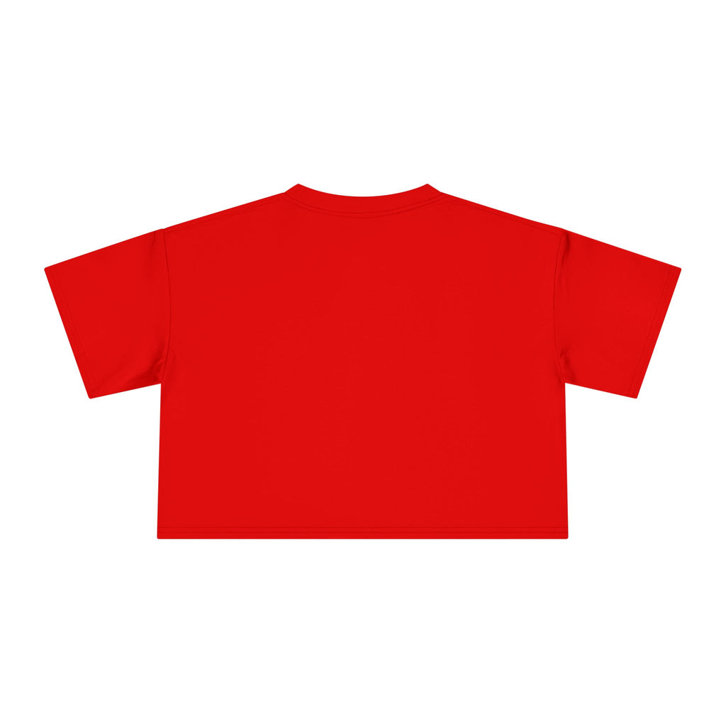 Women's Crop Tee — bsb>n'sync Retro Boy Band Graphic