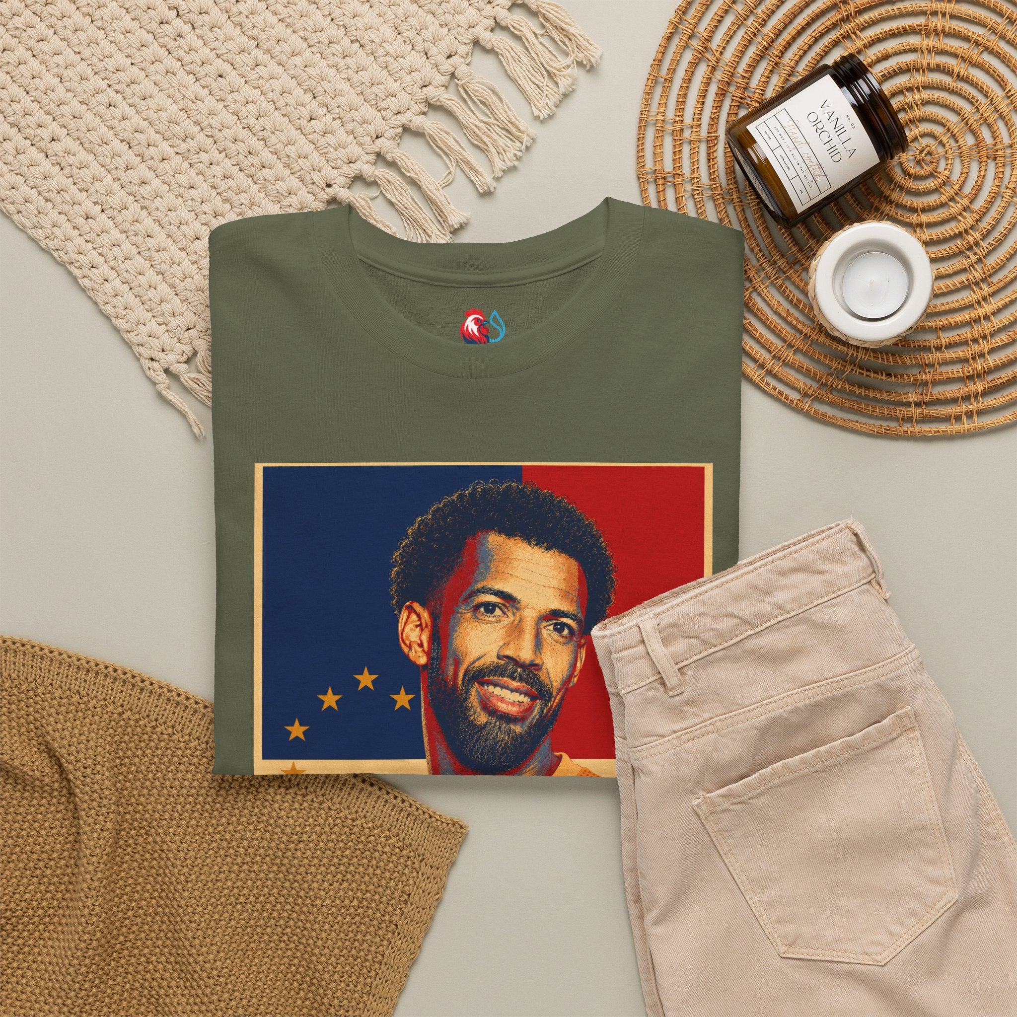Vozinha Soccer Tee — Retro Player Poster Design