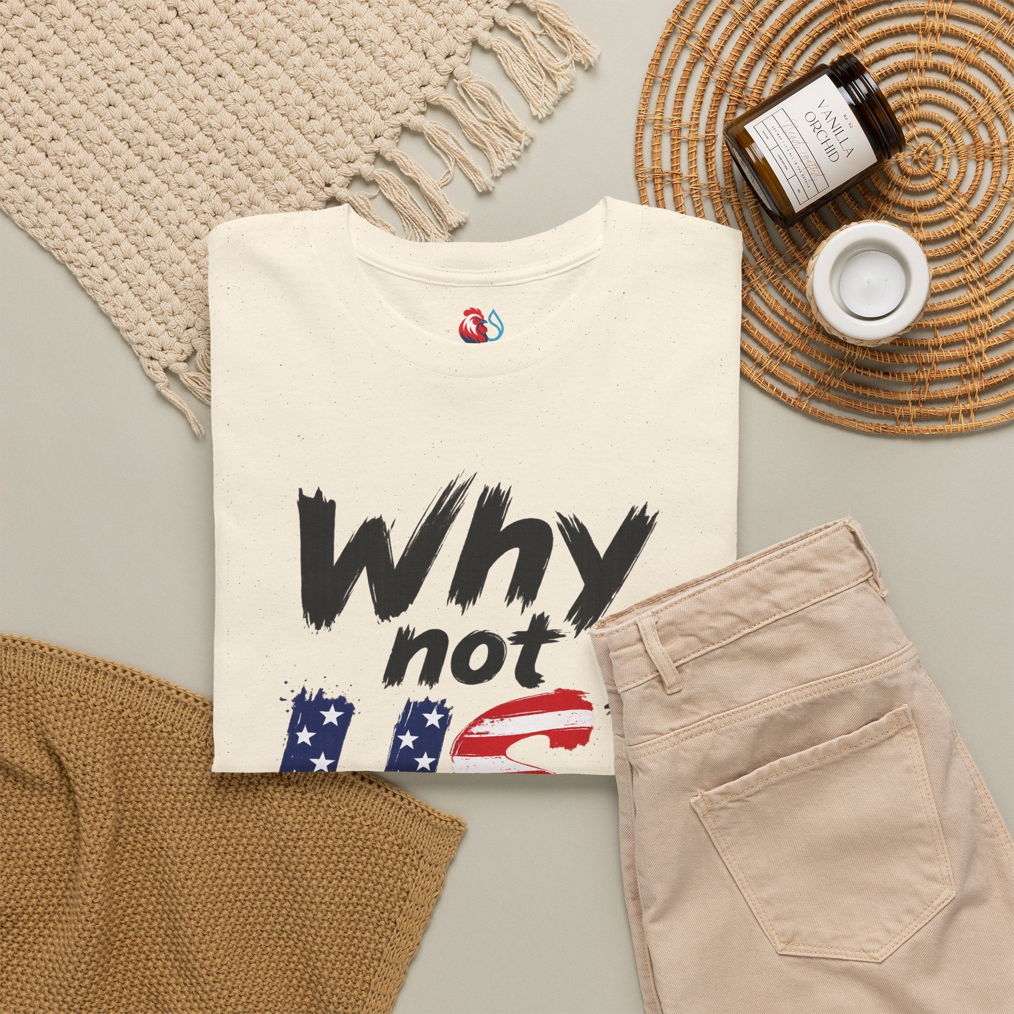 Why Not US? Patriotic Graphic Tee