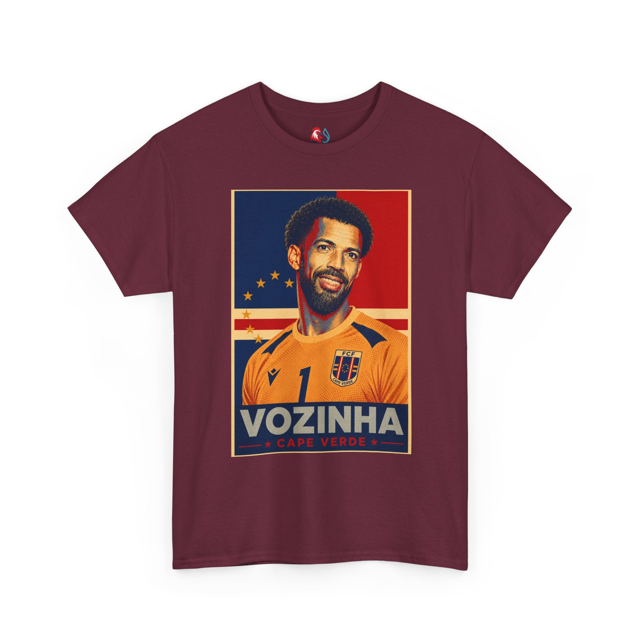 Vozinha Soccer Tee — Retro Player Poster Design
