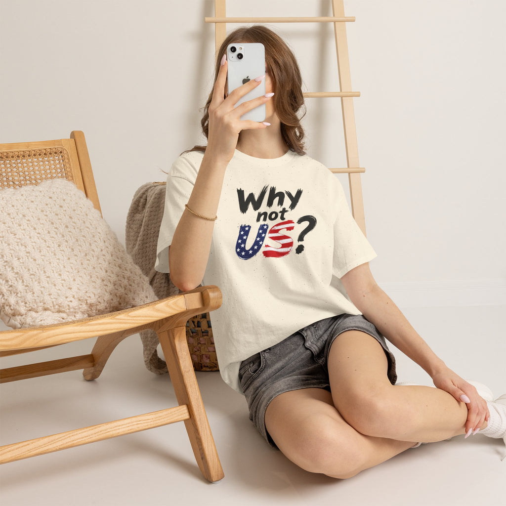 Why Not US? Patriotic Graphic Tee