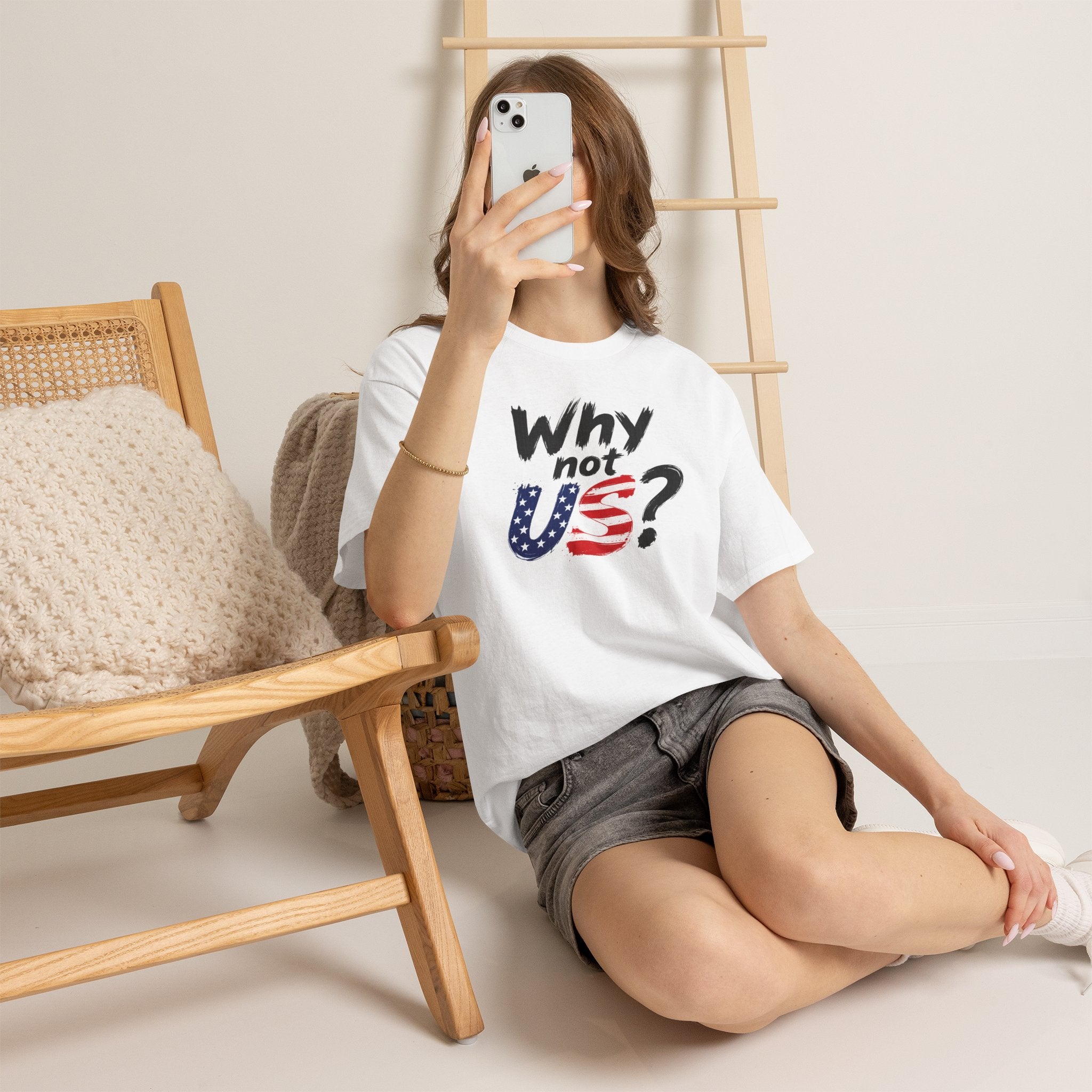 Why Not US? Patriotic Graphic Tee