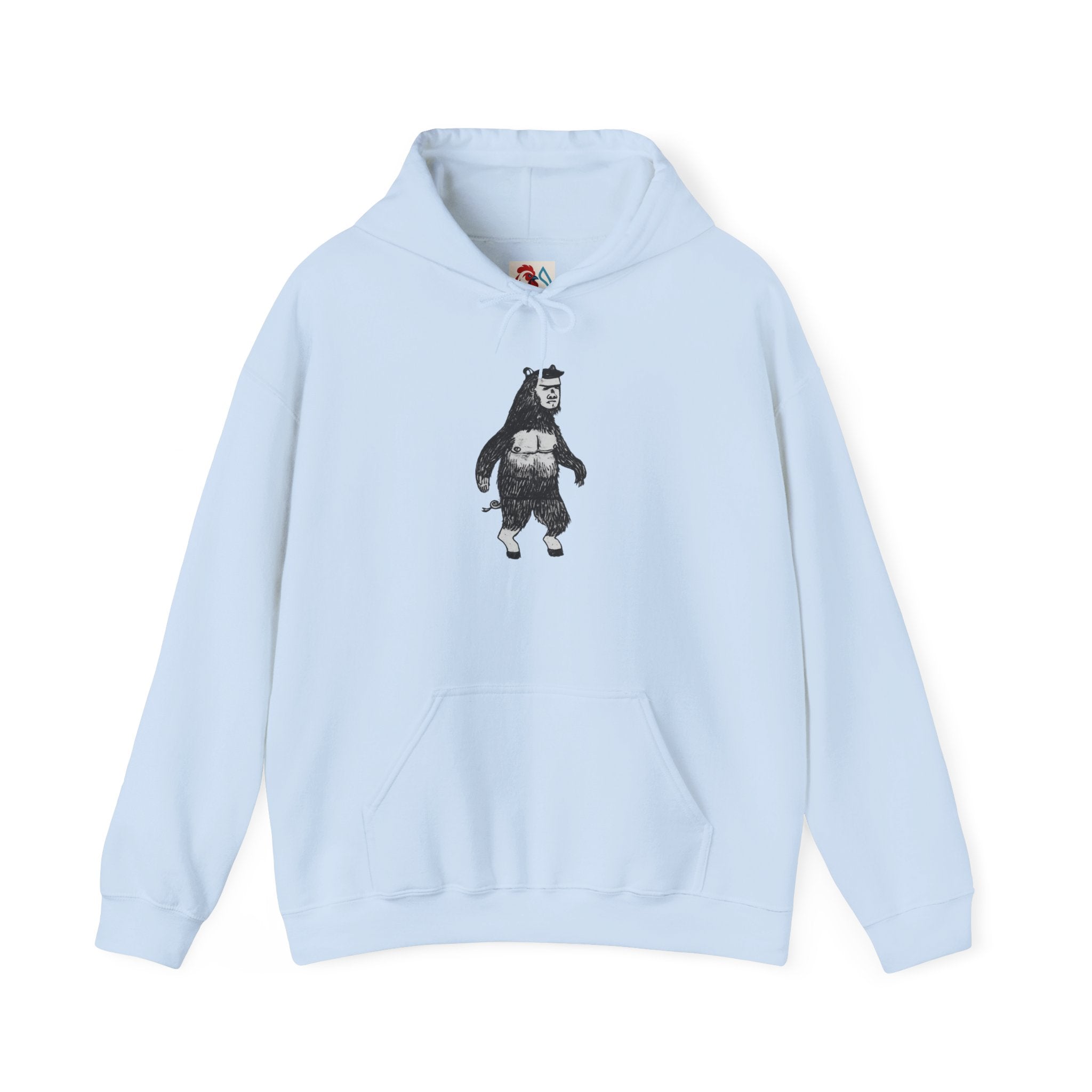 ManBearPig Graphic Hoodie — Half Man Half Bear Half Pig Funny Novelty Pullover