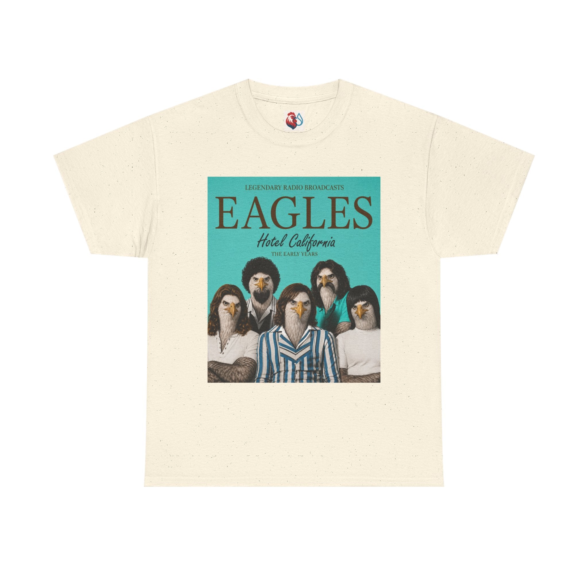 Hotel California Vintage Band Tee — EagleSui Retro Rock T-Shirt