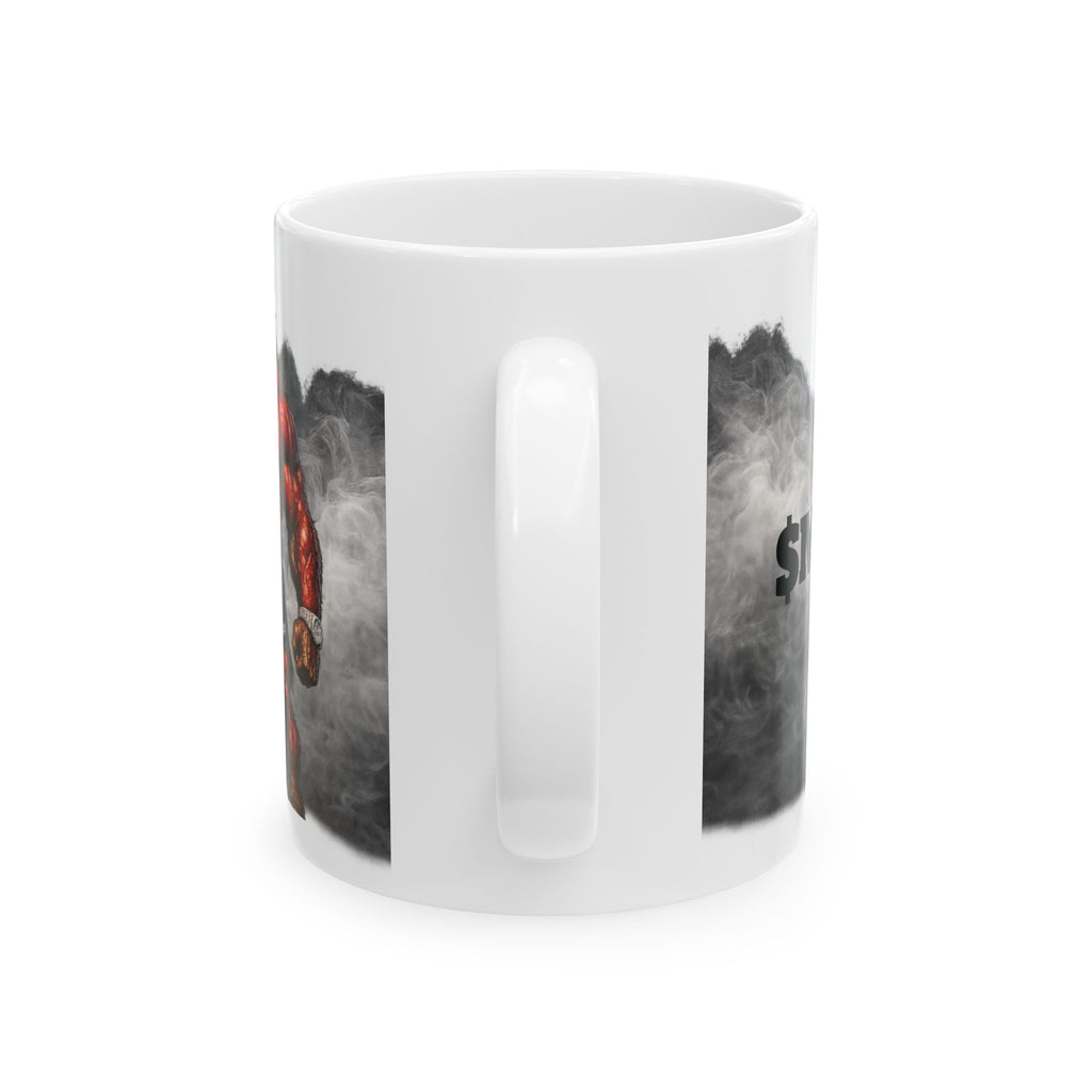ManBearPig Ceramic Mug — Funny Half Man Half Bear Half Pig Coffee Cup (11oz, 15oz)