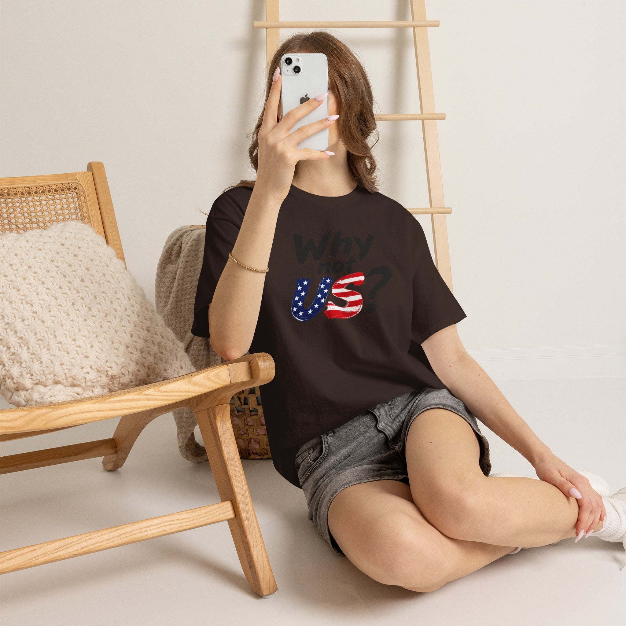 Why Not US? Patriotic Graphic Tee