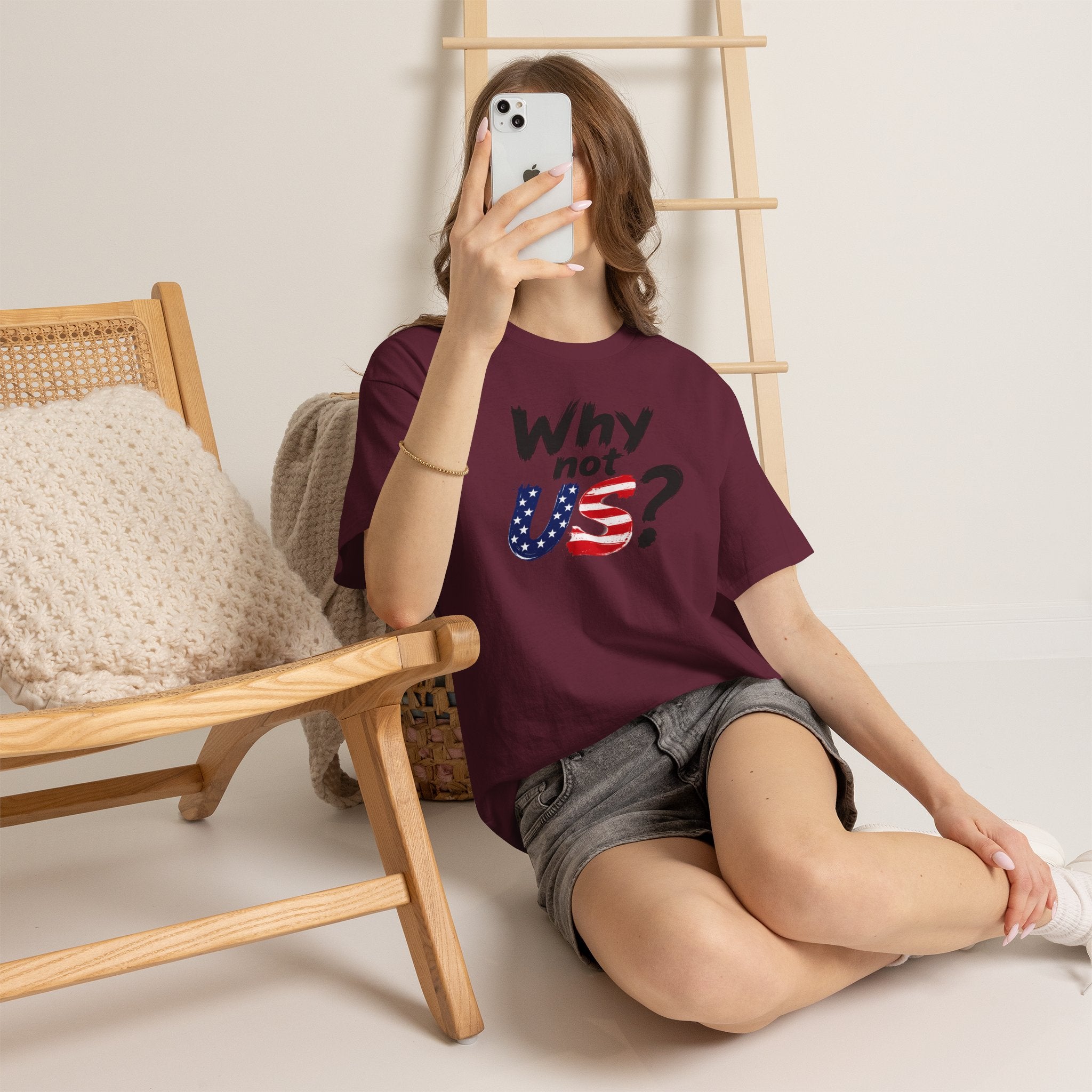 Why Not US? Patriotic Graphic Tee