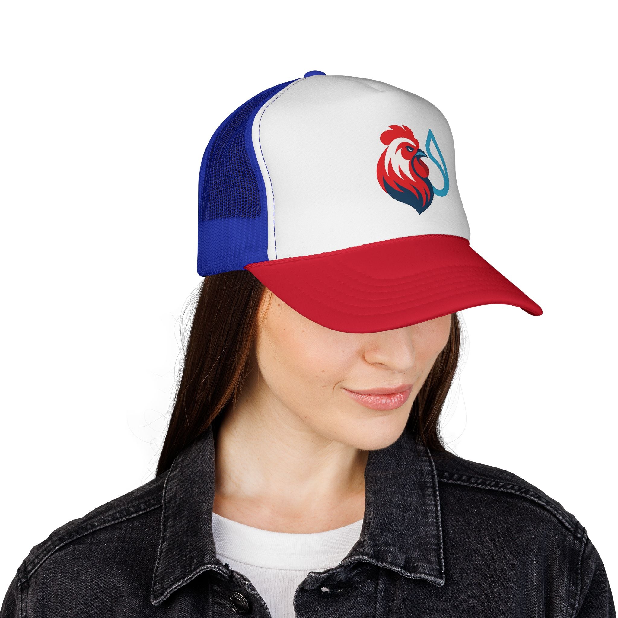 ChickenSui Trucker Cap — Retro Chicken Logo Trucker Hat