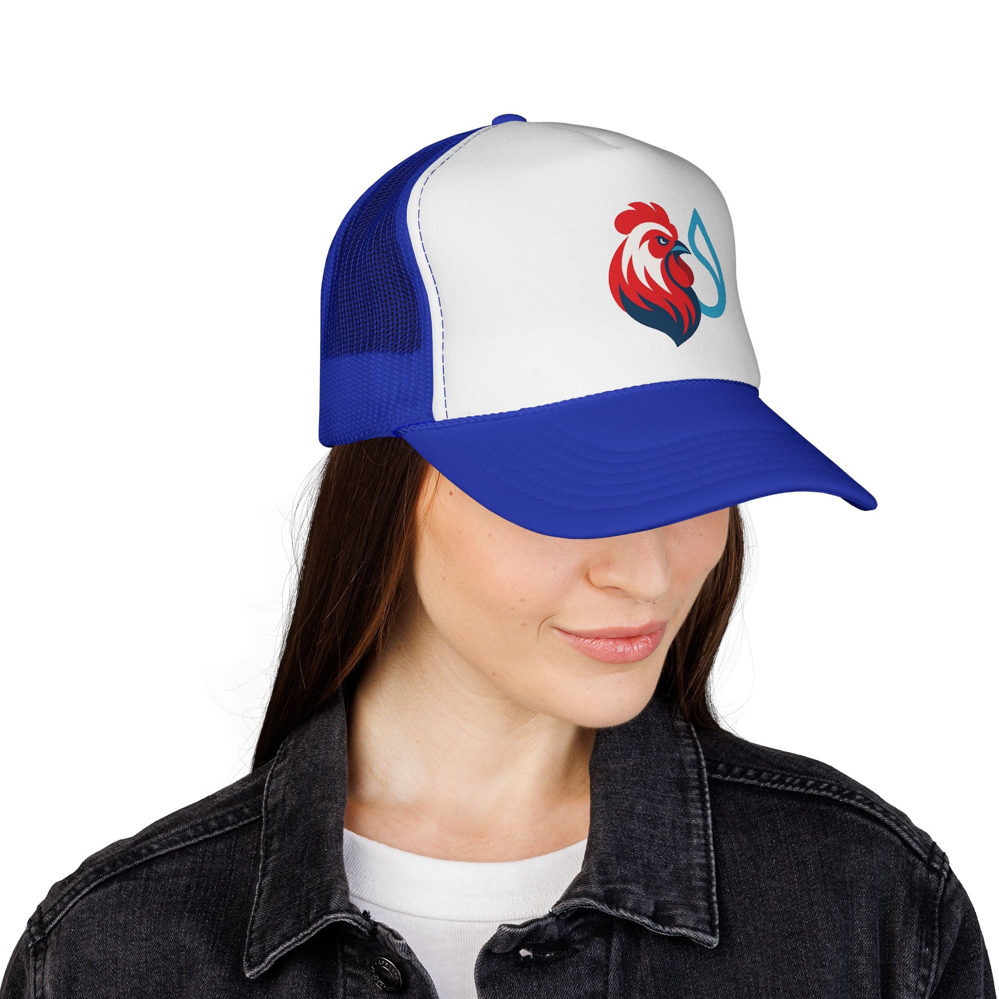 ChickenSui Trucker Cap — Retro Chicken Logo Trucker Hat