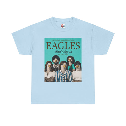 Hotel California Vintage Band Tee — EagleSui Retro Rock T-Shirt