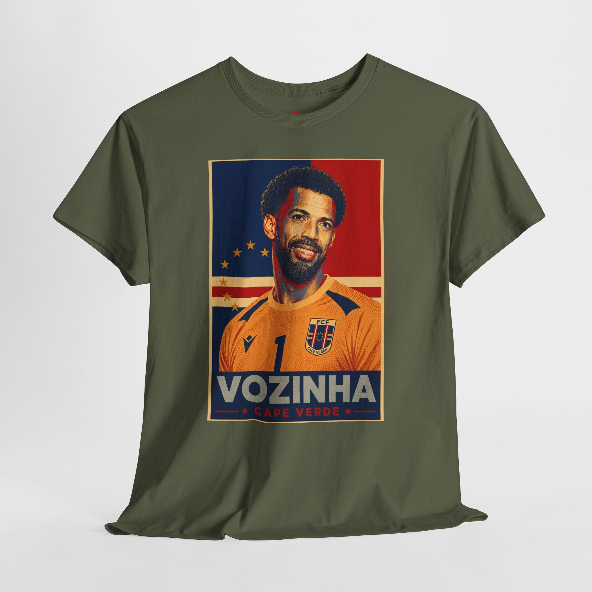 Vozinha Soccer Tee — Retro Player Poster Design