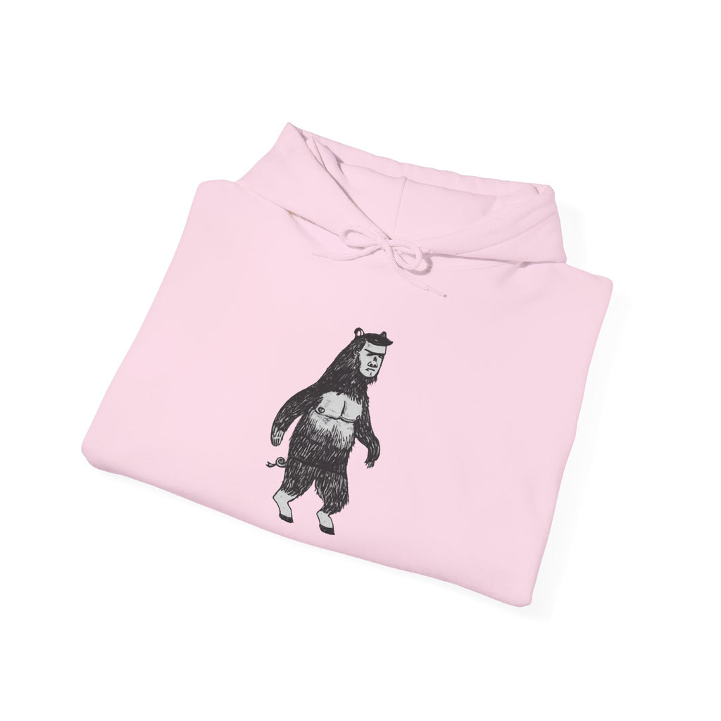 ManBearPig Graphic Hoodie — Half Man Half Bear Half Pig Funny Novelty Pullover