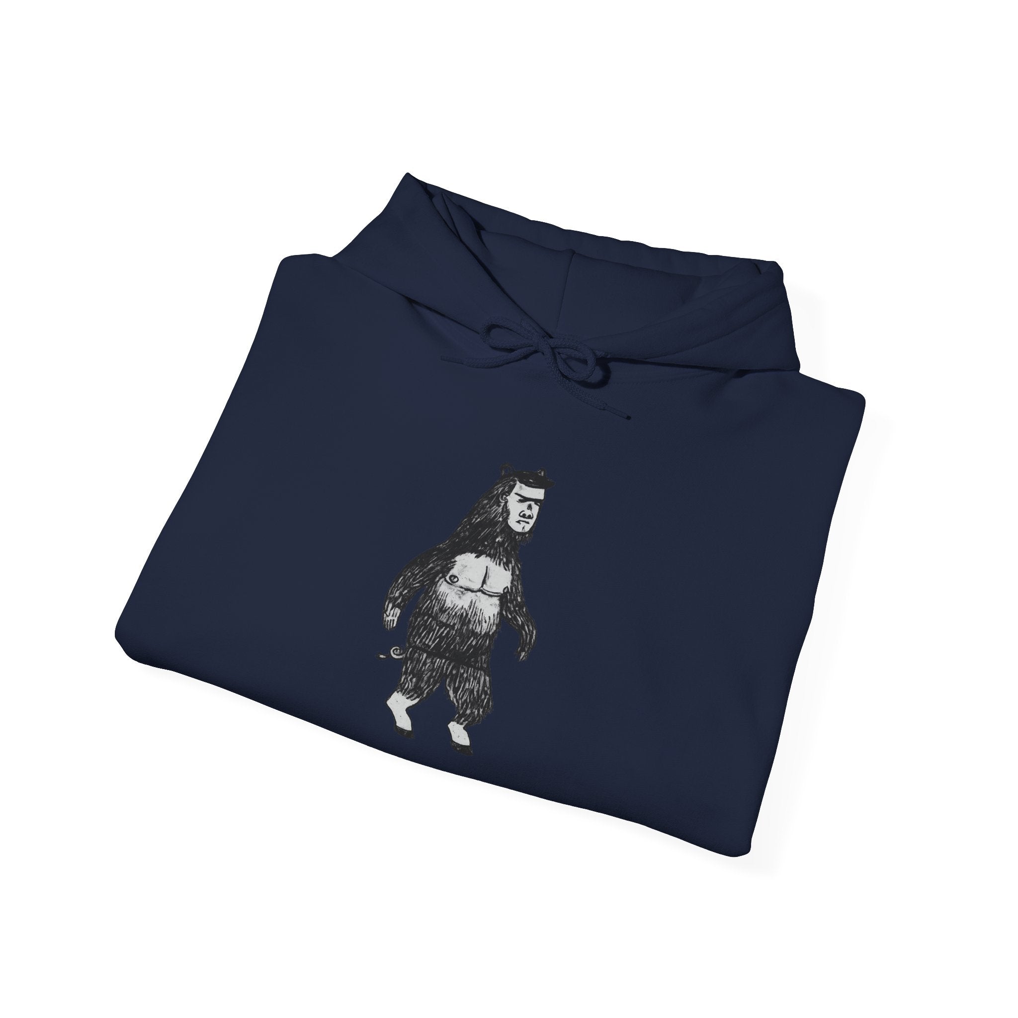 ManBearPig Graphic Hoodie — Half Man Half Bear Half Pig Funny Novelty Pullover