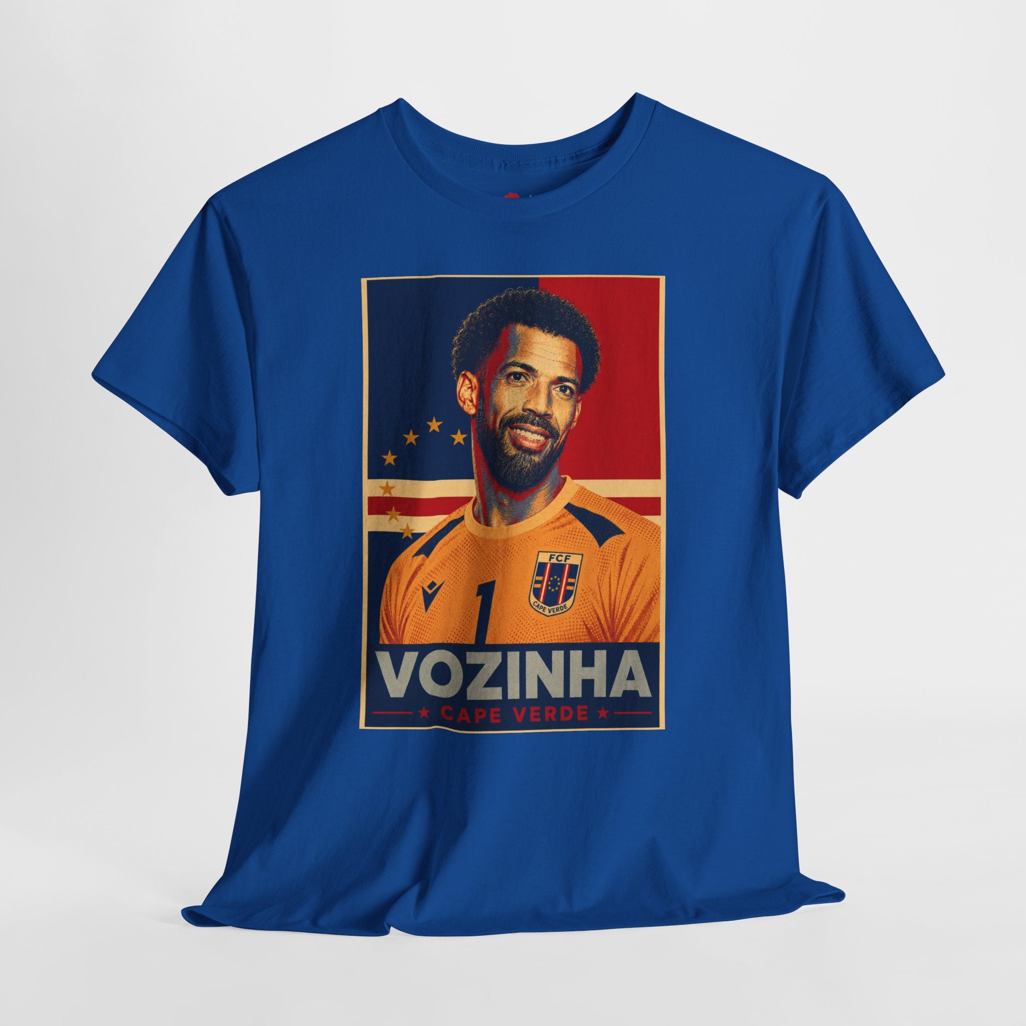 Vozinha Soccer Tee — Retro Player Poster Design