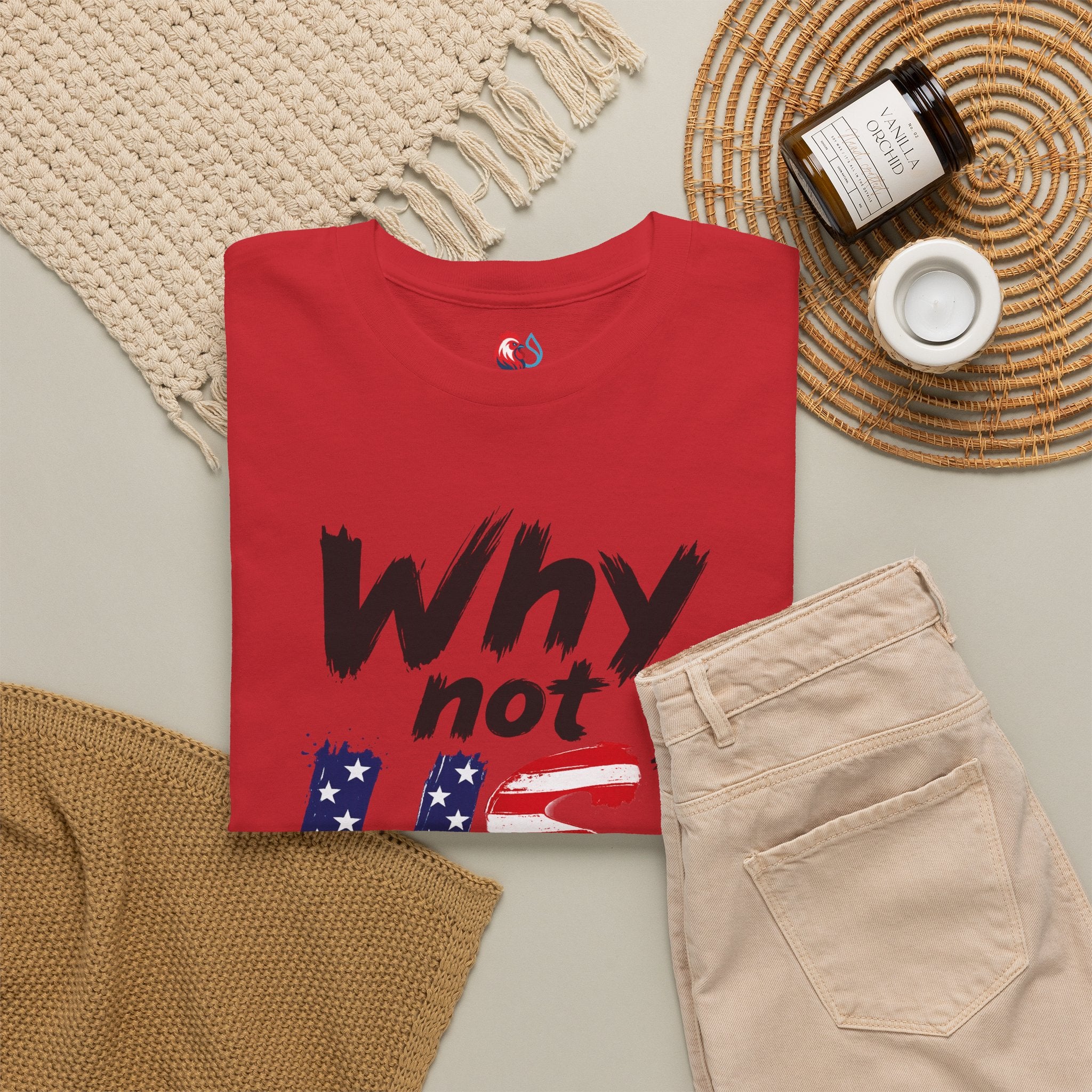 Why Not US? Patriotic Graphic Tee