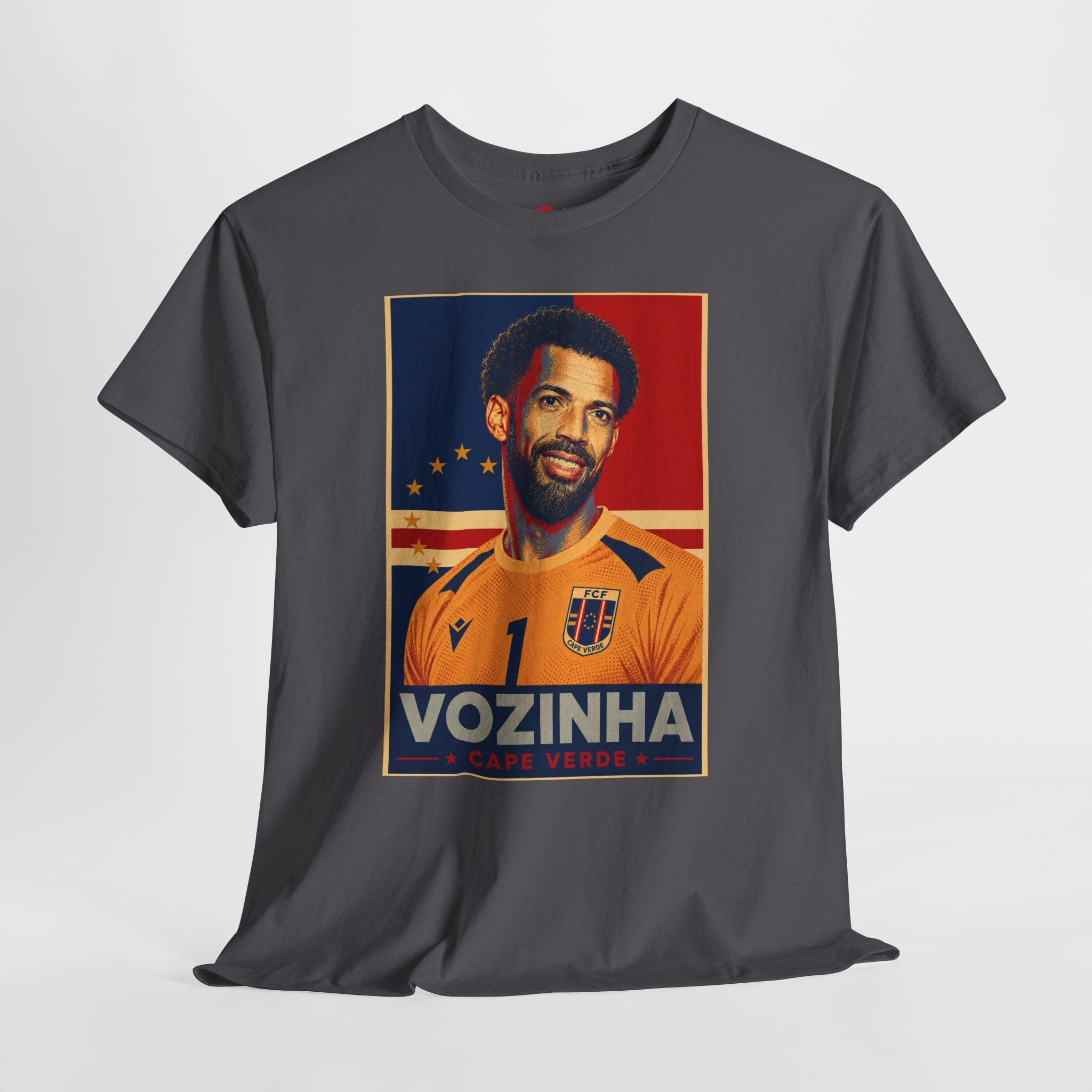 Vozinha Soccer Tee — Retro Player Poster Design