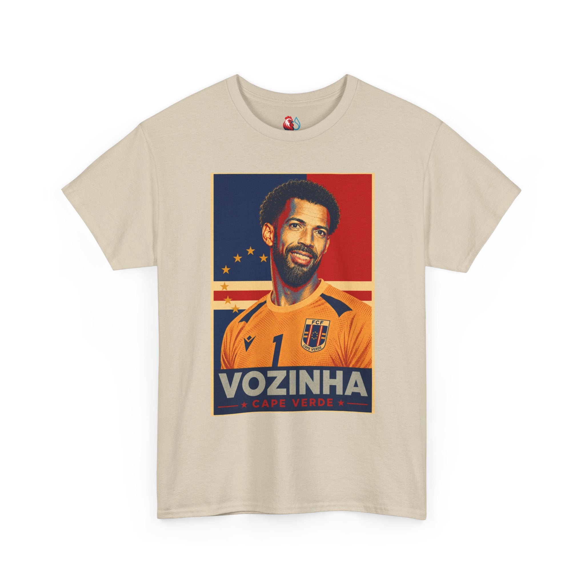Vozinha Soccer Tee — Retro Player Poster Design