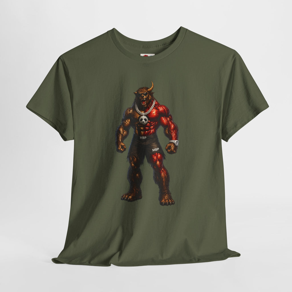 ManBearPig Graphic T‑Shirt — Half Man Half Bear Half Pig Funny Novelty Tee