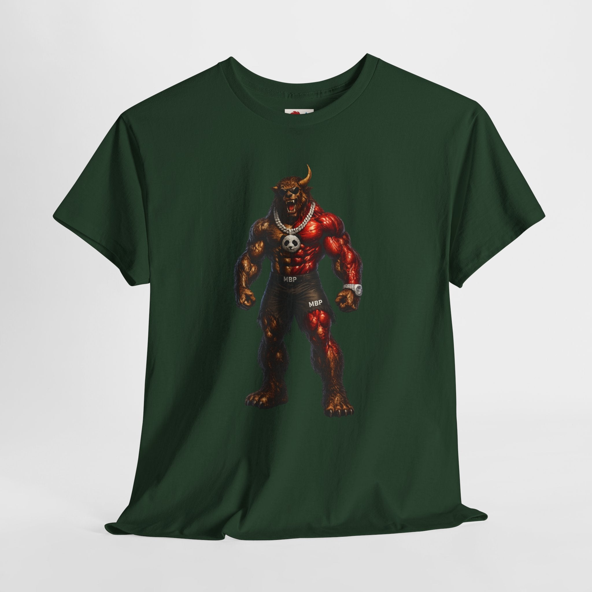 ManBearPig Graphic T‑Shirt — Half Man Half Bear Half Pig Funny Novelty Tee