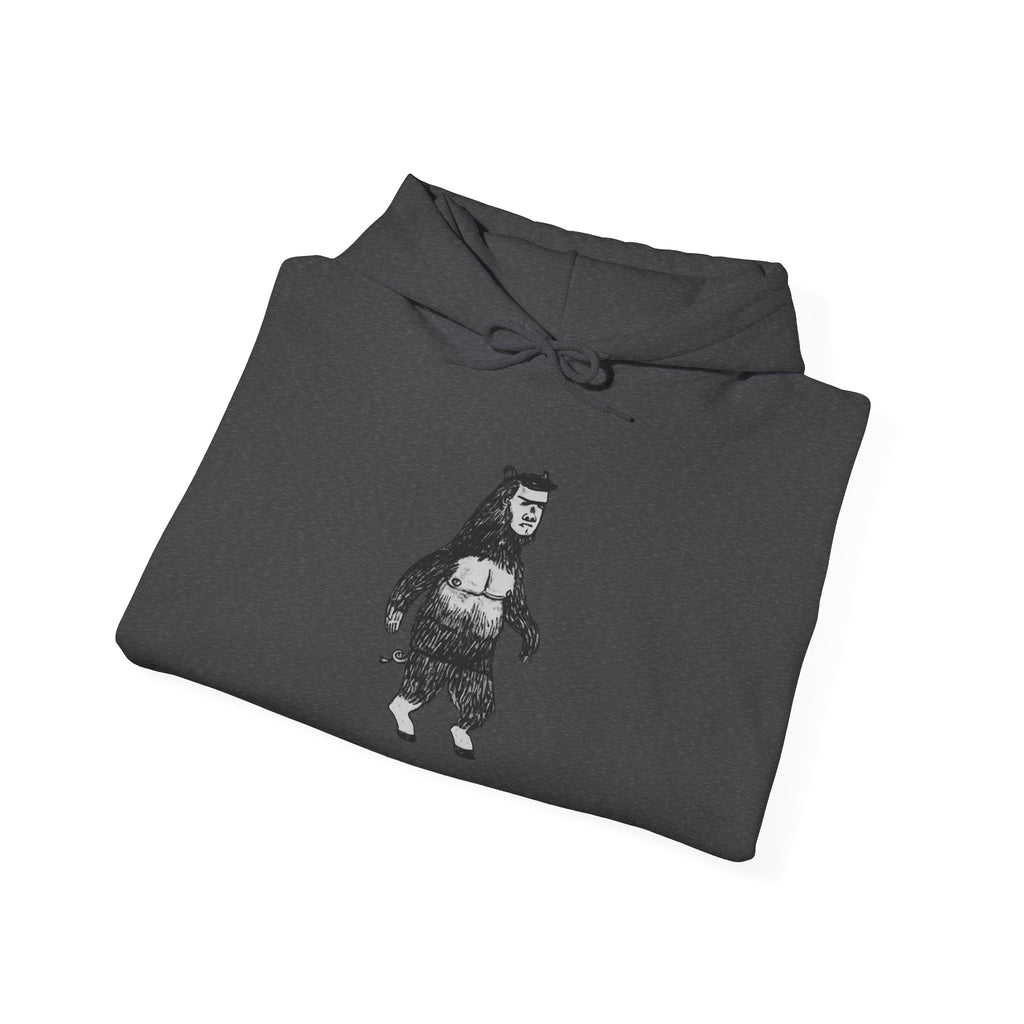 ManBearPig Graphic Hoodie — Half Man Half Bear Half Pig Funny Novelty Pullover