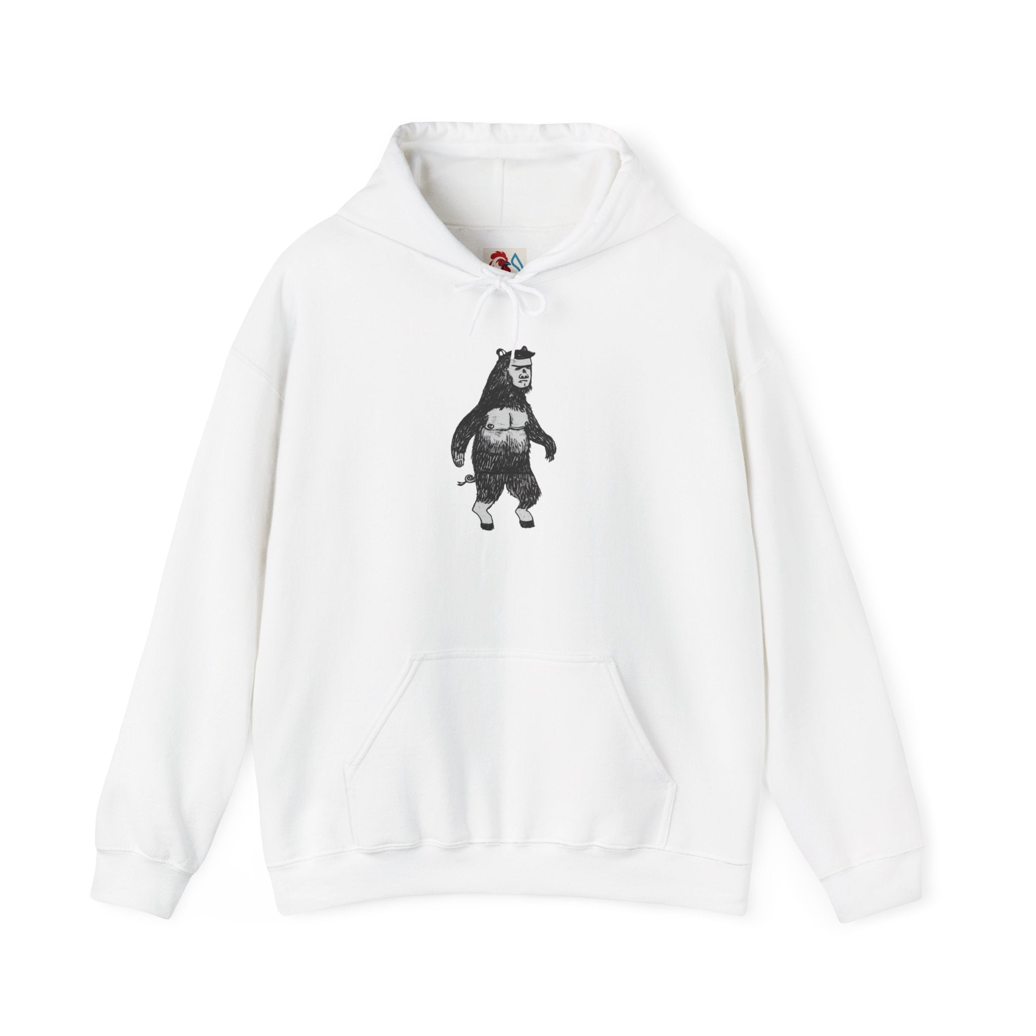 ManBearPig Graphic Hoodie — Half Man Half Bear Half Pig Funny Novelty Pullover
