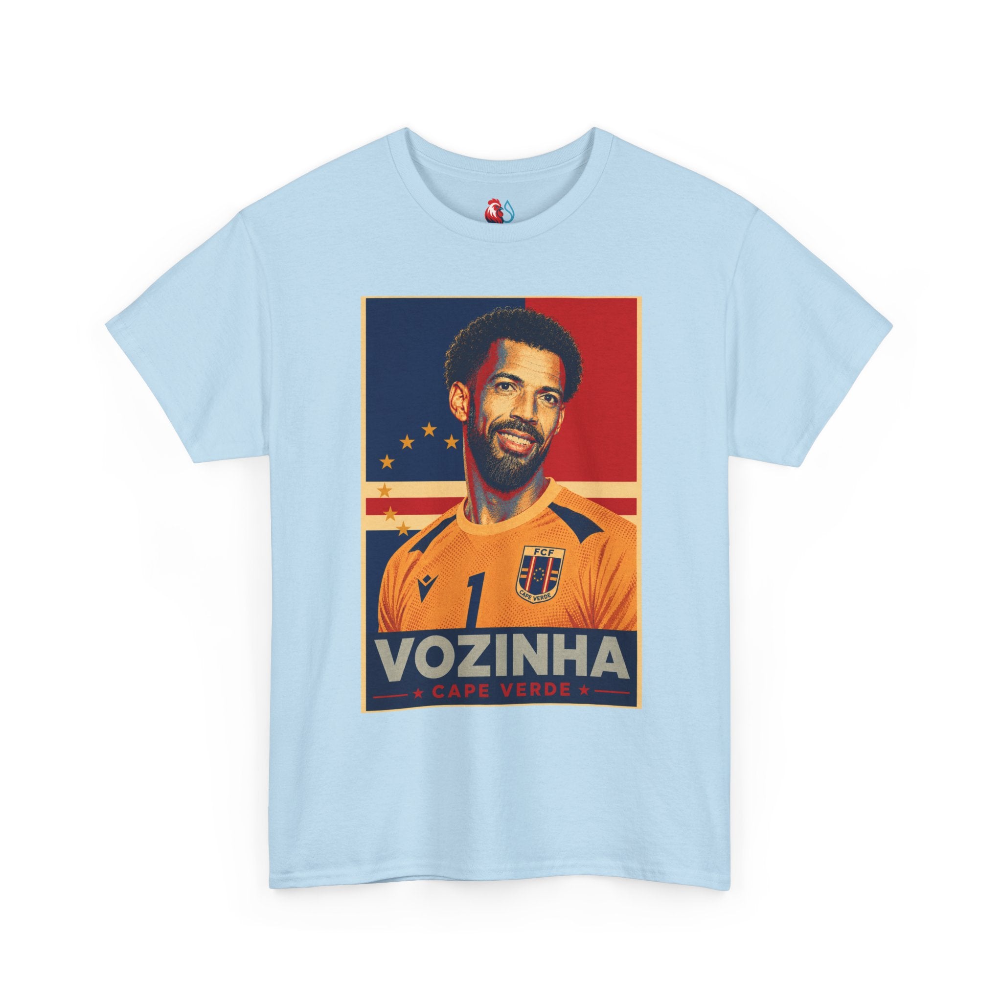 Vozinha Soccer Tee — Retro Player Poster Design