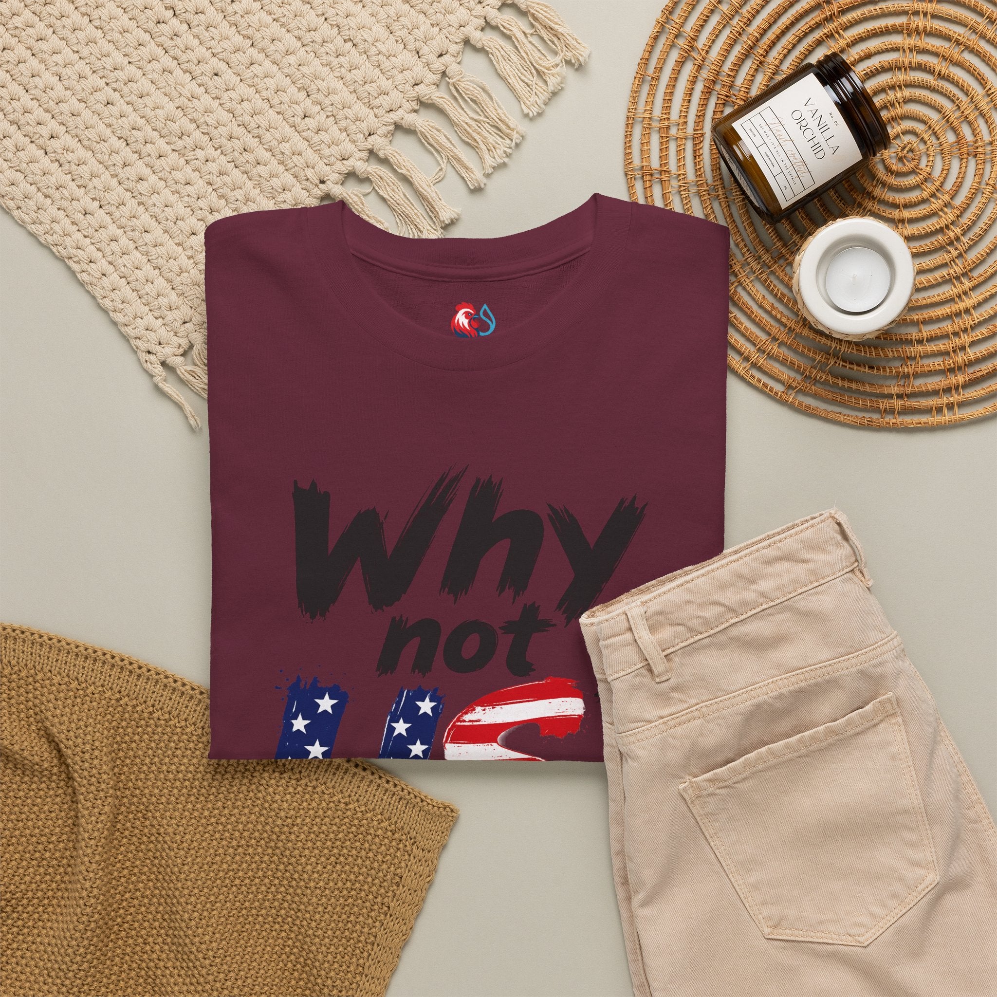 Why Not US? Patriotic Graphic Tee
