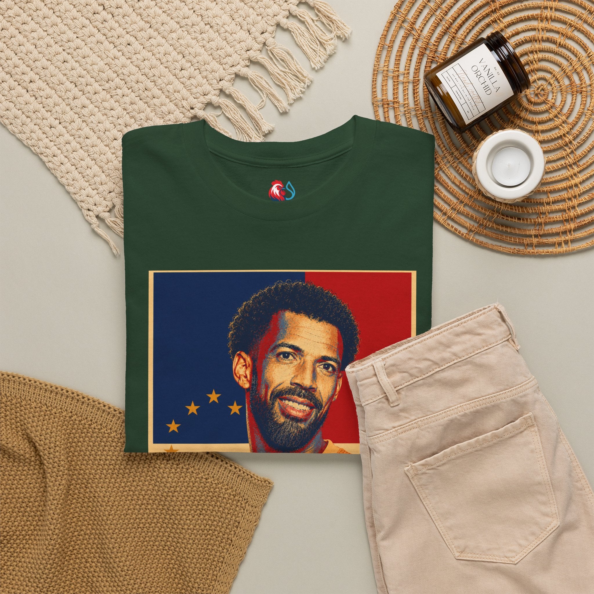 Vozinha Soccer Tee — Retro Player Poster Design