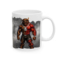 ManBearPig Ceramic Mug — Funny Half Man Half Bear Half Pig Coffee Cup (11oz, 15oz)